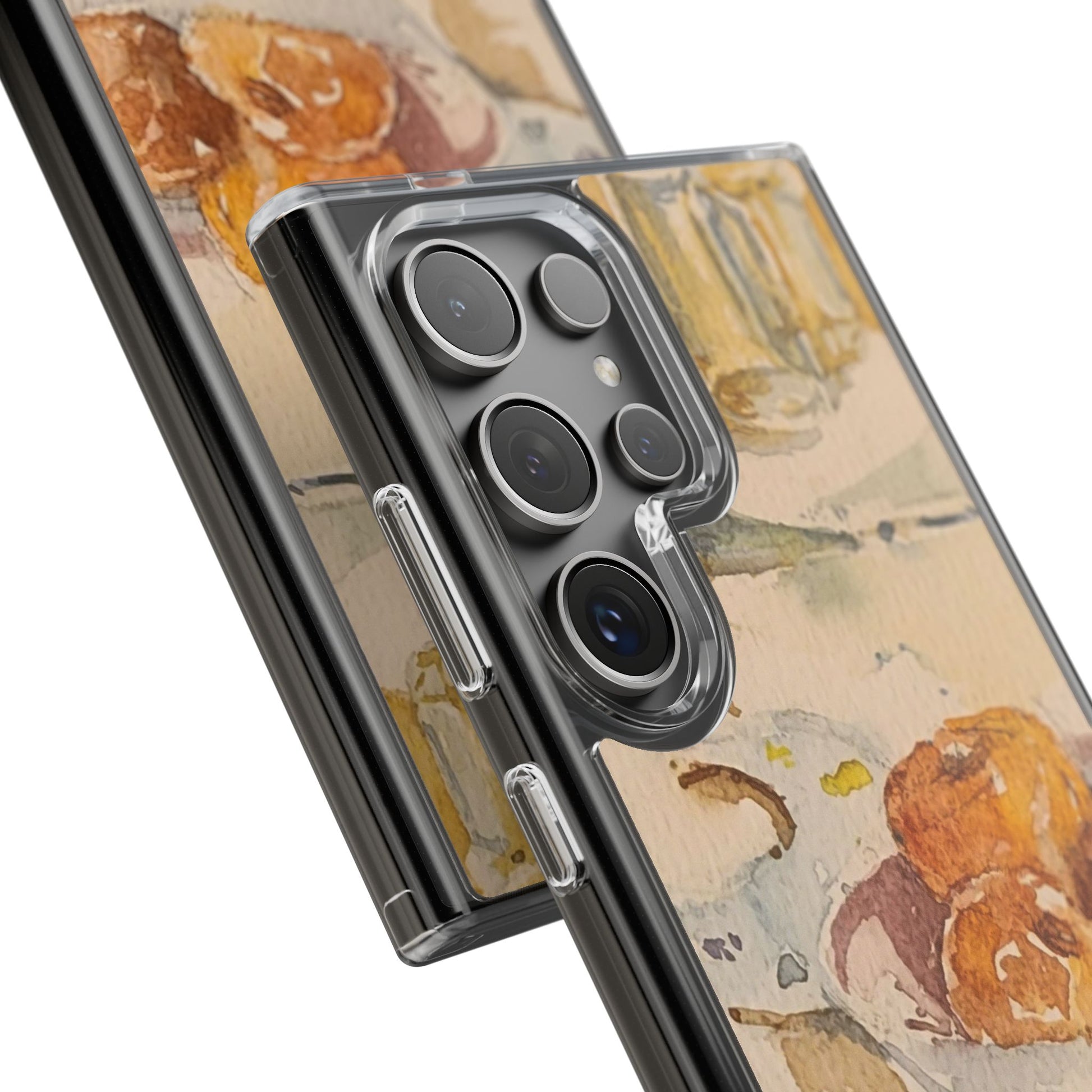 Watercolor Artist's Table Clear Phone Case - Brooke Zitting, LLC