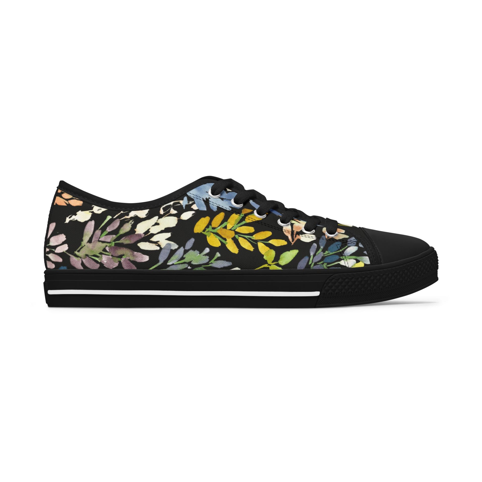 Fresh Willow Bud Low Top Sneakers – Stylish Shoes for All | Unique Gift Idea - Brooke Zitting, LLC