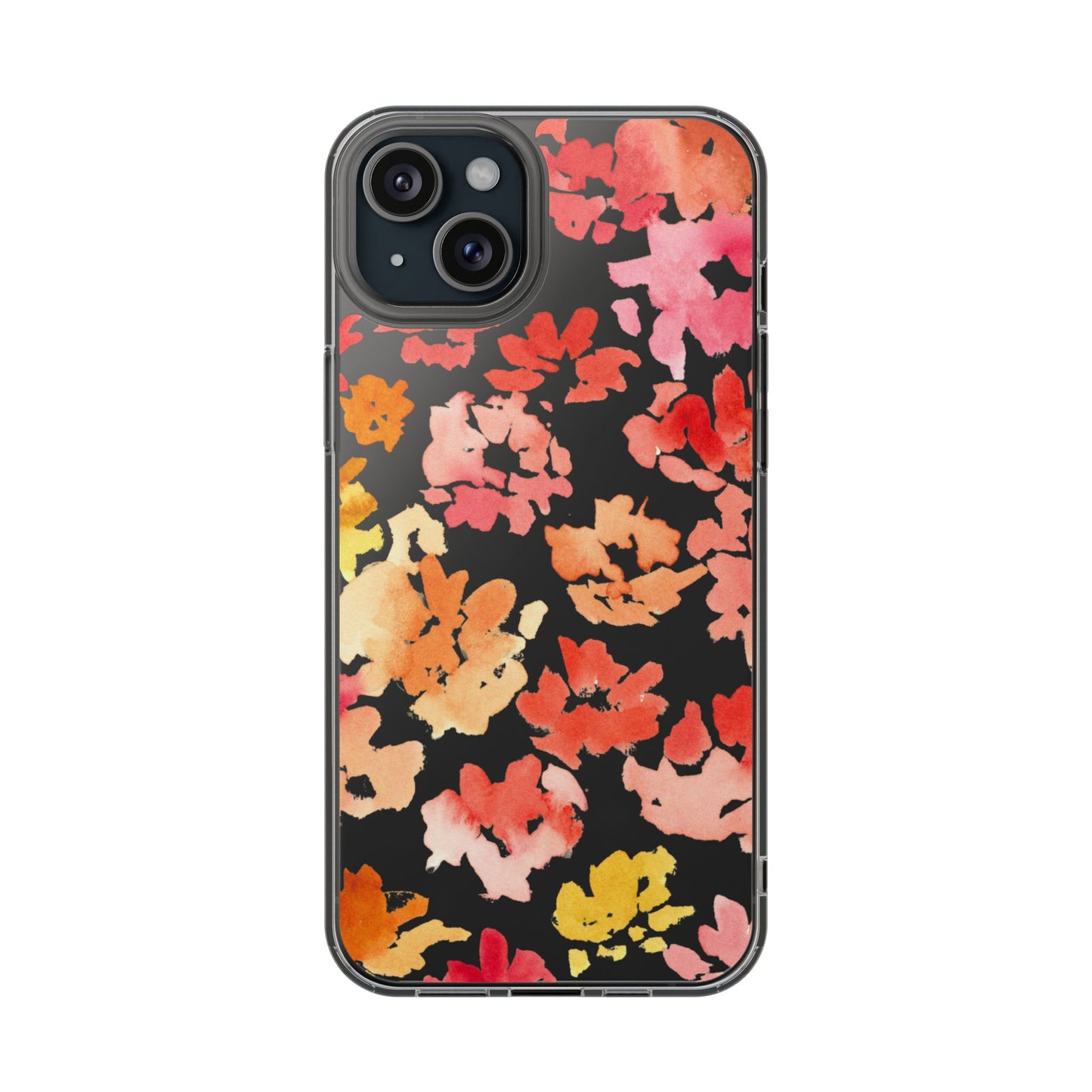 Watercolor Posy Clear Phone Case - Brooke Zitting, LLC