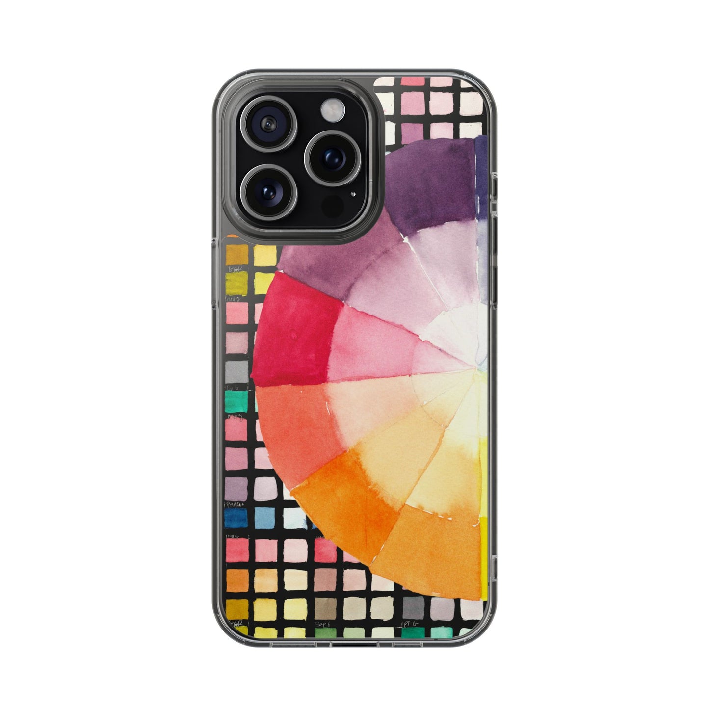 Watercolor-Theory Clear Phone Case - Brooke Zitting, LLC