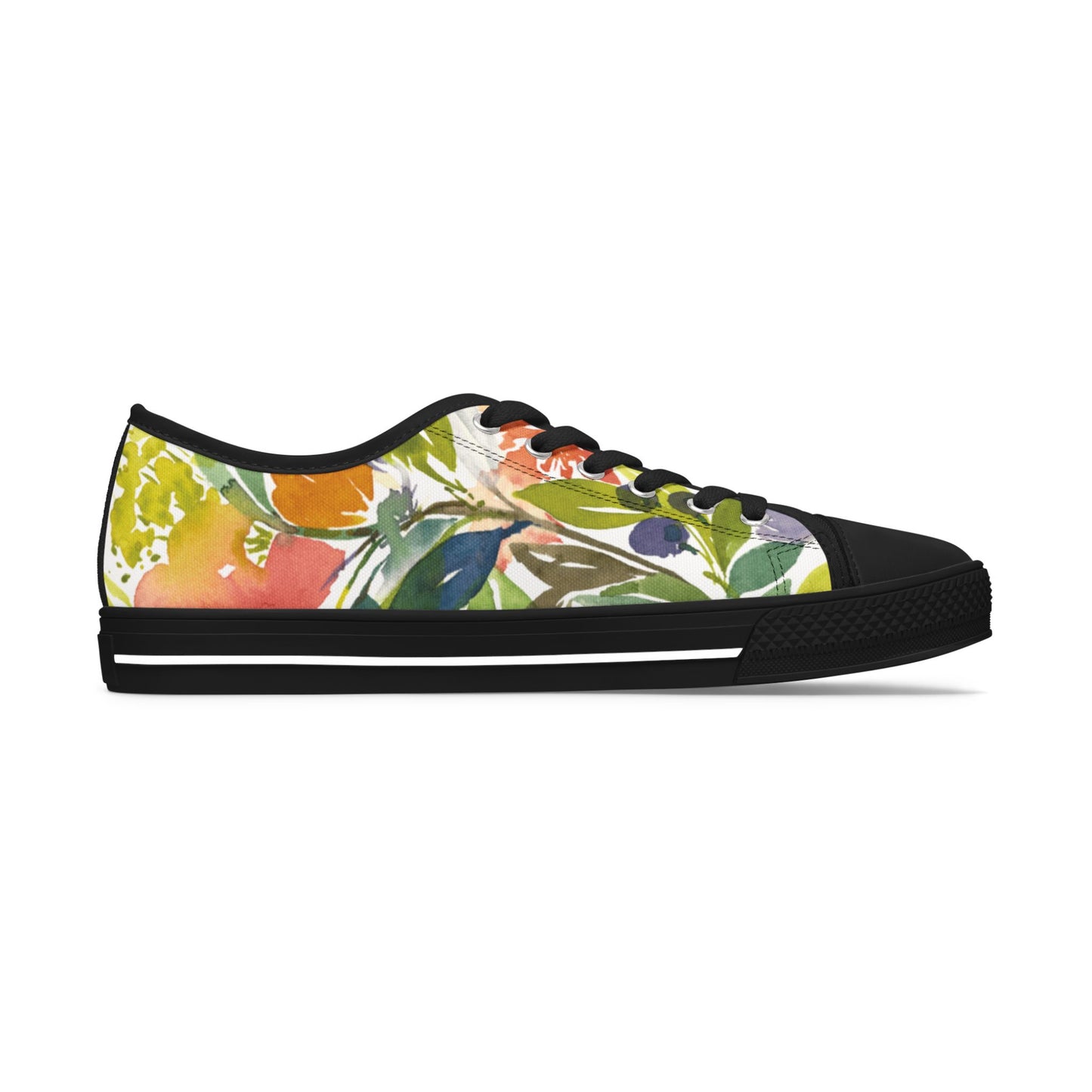 Petal Pop Casual Low-top Sneakers - The Perfect Gift for Her - Brooke Zitting, LLC
