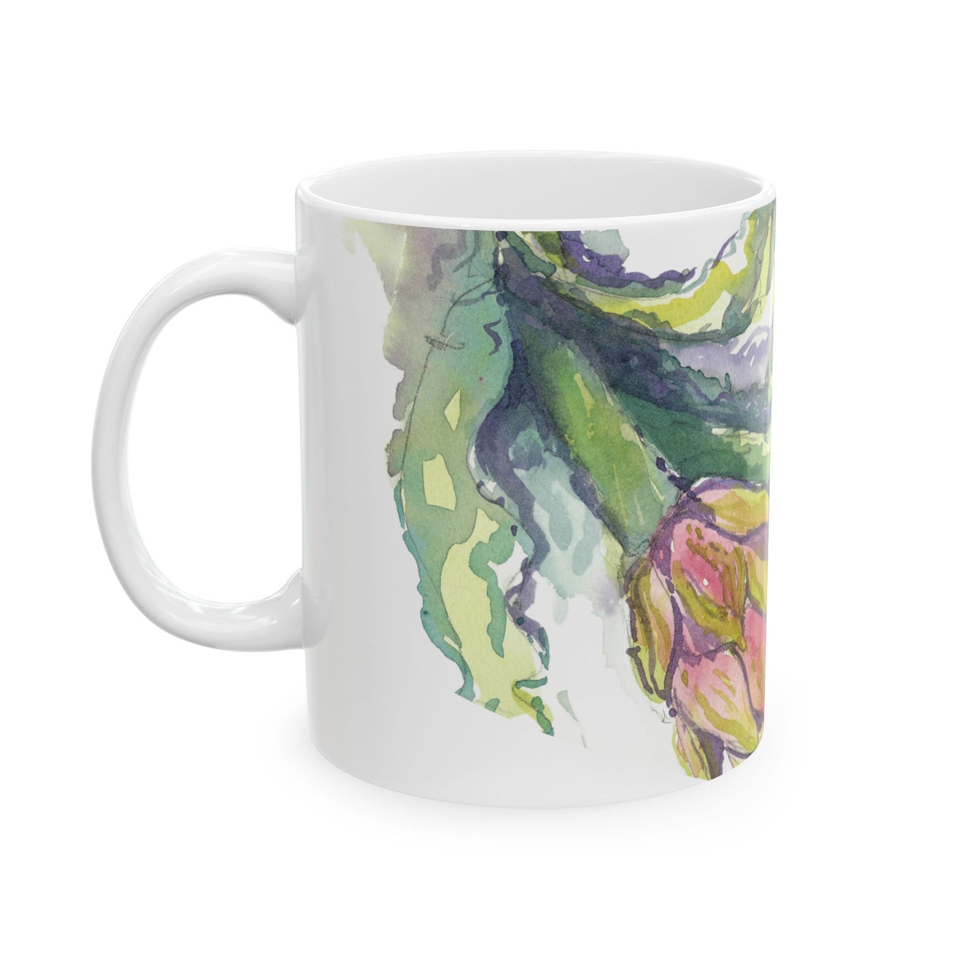The Italian Artichokes Ceramic Mug - Perfect Gift (11oz, 15oz) - Brooke Zitting, LLC