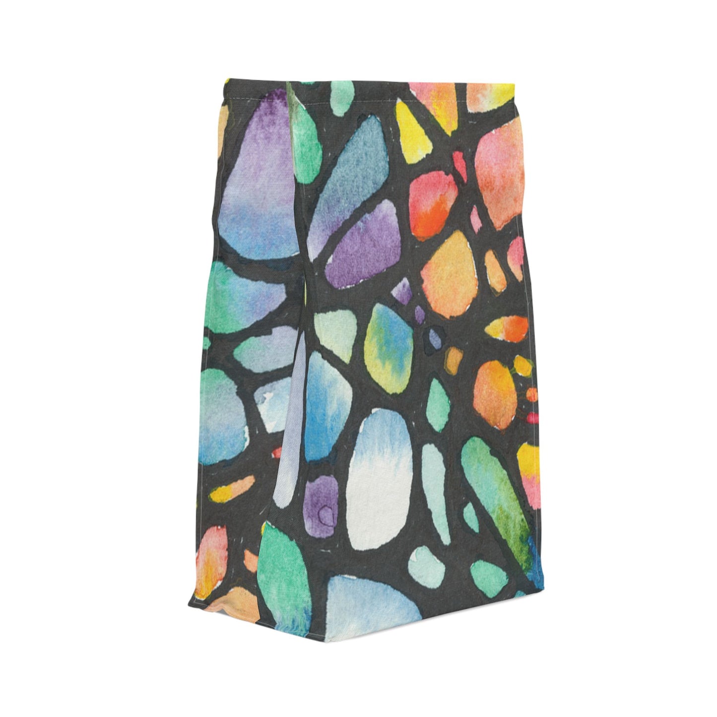 Watercolor Stone Design Lunch Bag – Insulated, Wipe-Clean, Eco-Friendly Tote for Daily Use - Brooke Zitting, LLC
