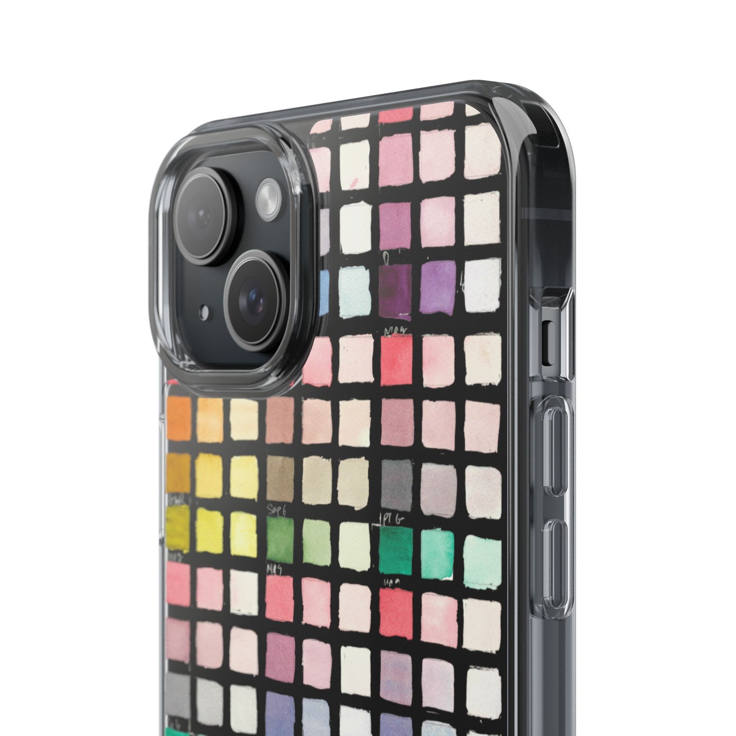 Watercolor Swatches Clear Phone Case - Brooke Zitting, LLC