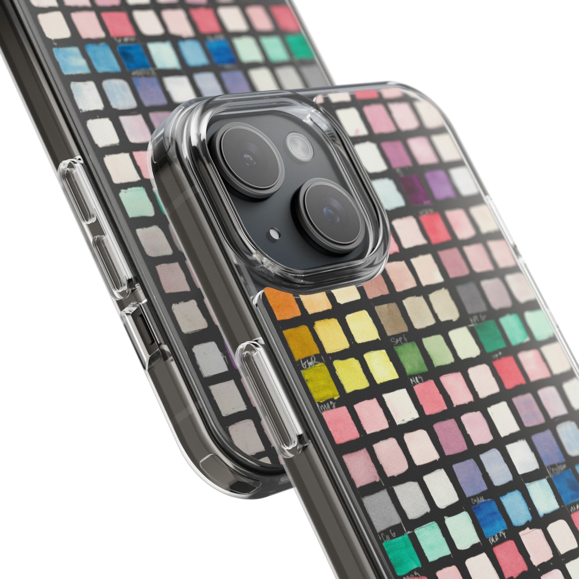 Watercolor Swatches Clear Phone Case - Brooke Zitting, LLC