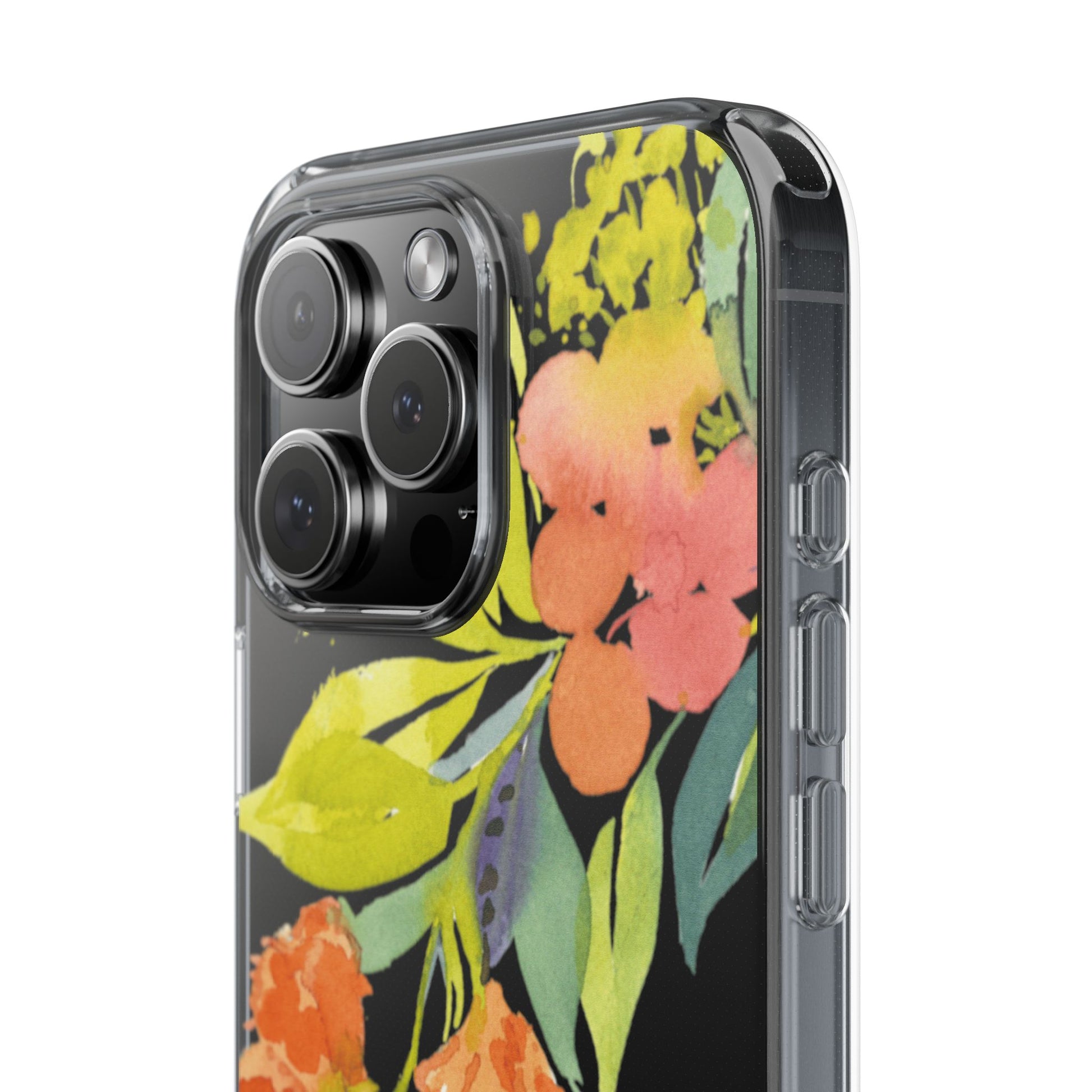 Watercolor Floral Blooms Clear Phone Case - Brooke Zitting, LLC