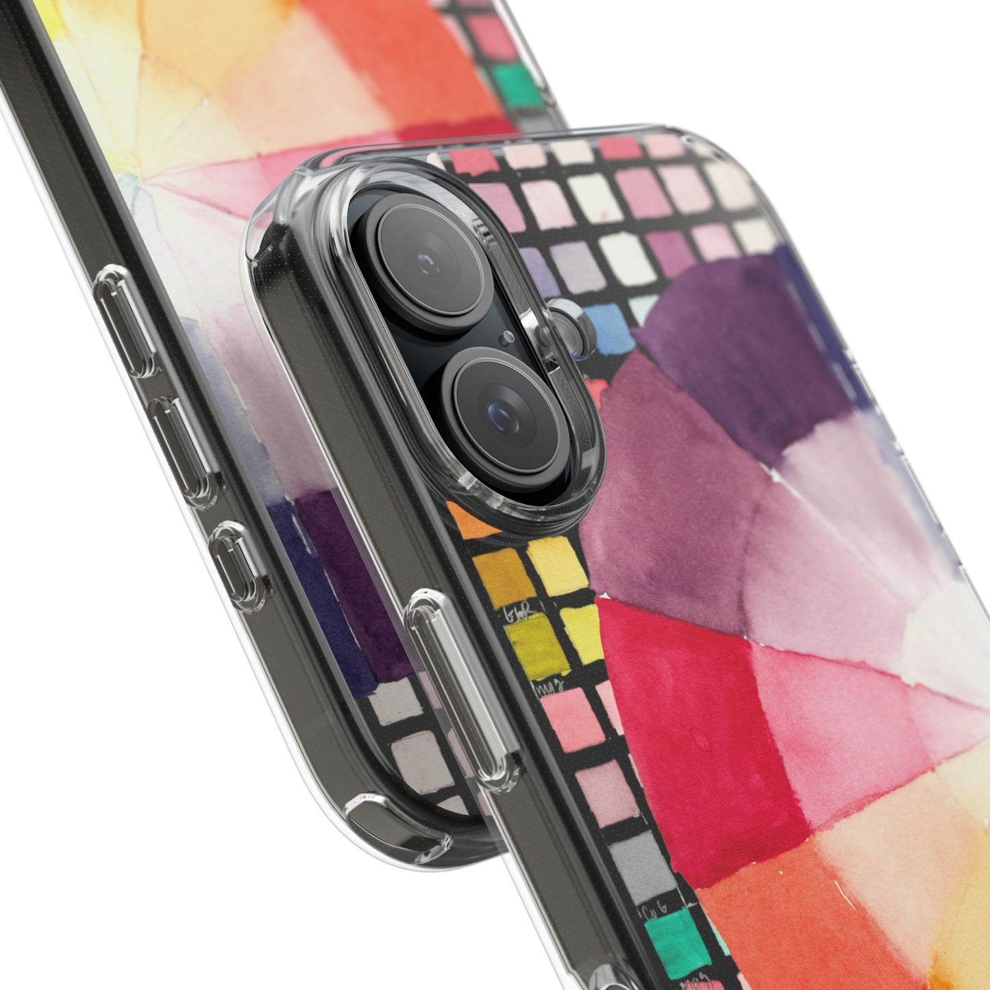 Watercolor-Theory Clear Phone Case - Brooke Zitting, LLC