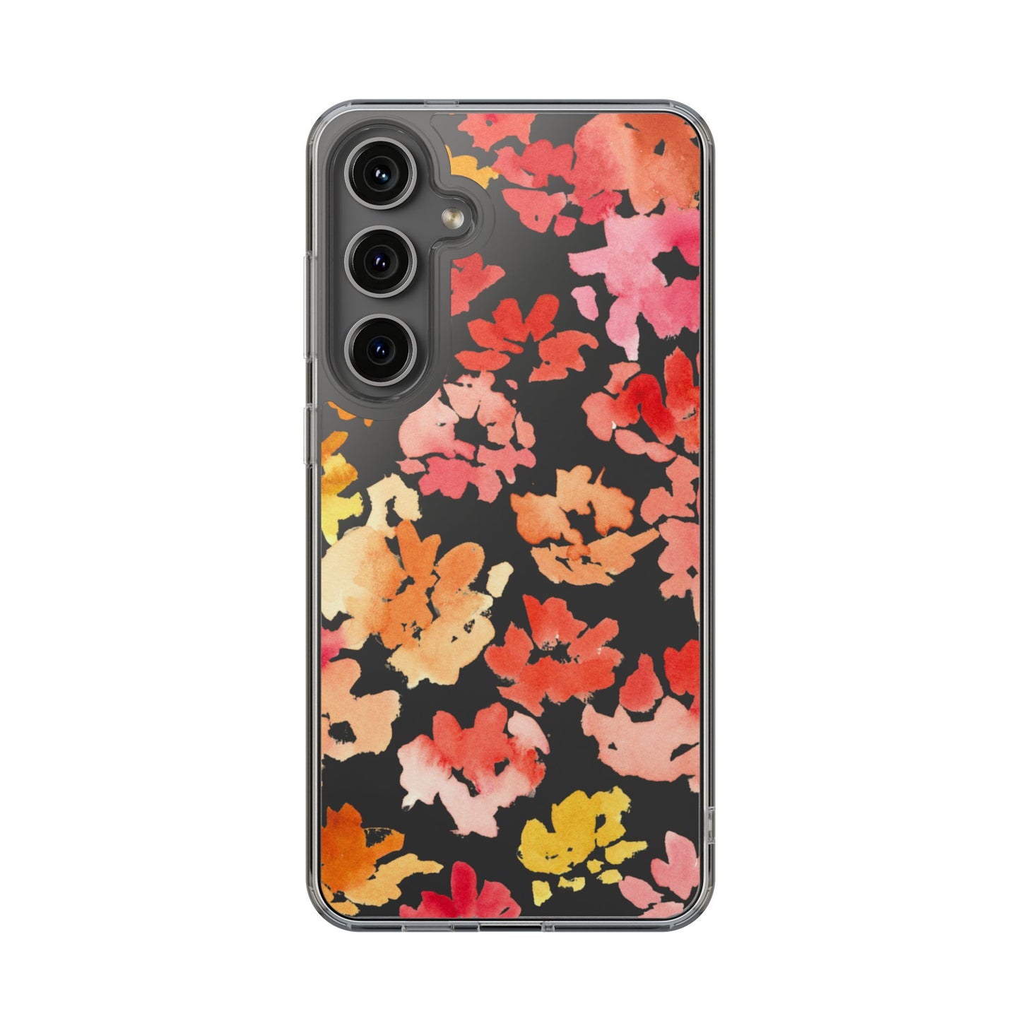 Watercolor Posy Clear Phone Case - Brooke Zitting, LLC