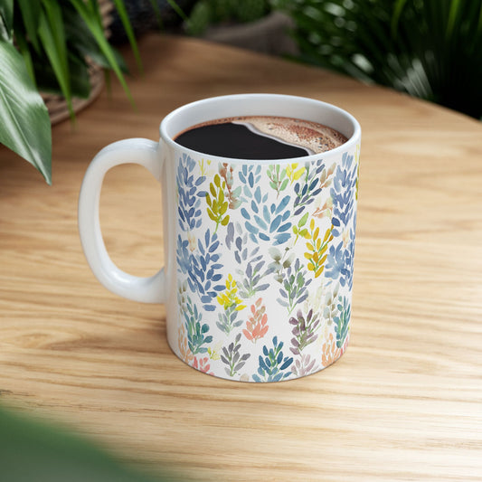 The Petal Parade Ceramic Mug | 11oz & 15oz | Perfect Gift - Brooke Zitting, LLC