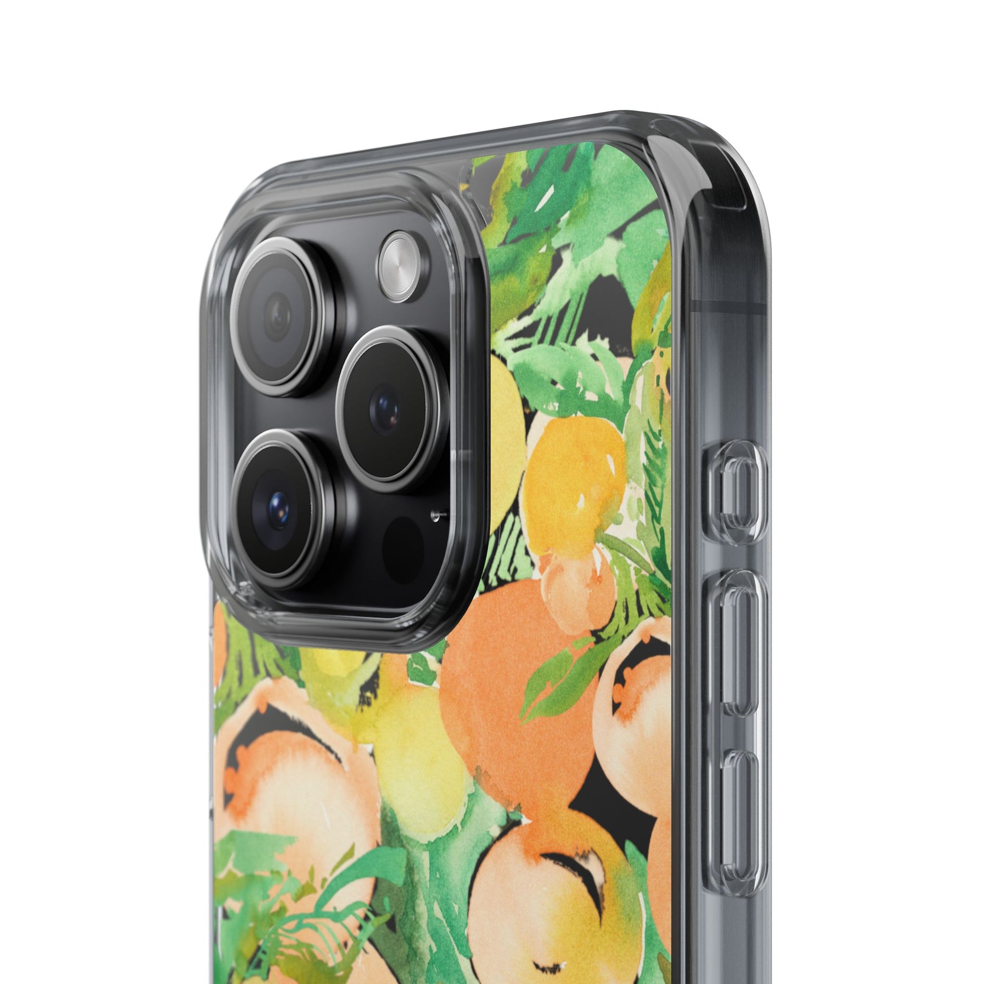 Watercolor Peach Party Clear Phone Case - Brooke Zitting, LLC