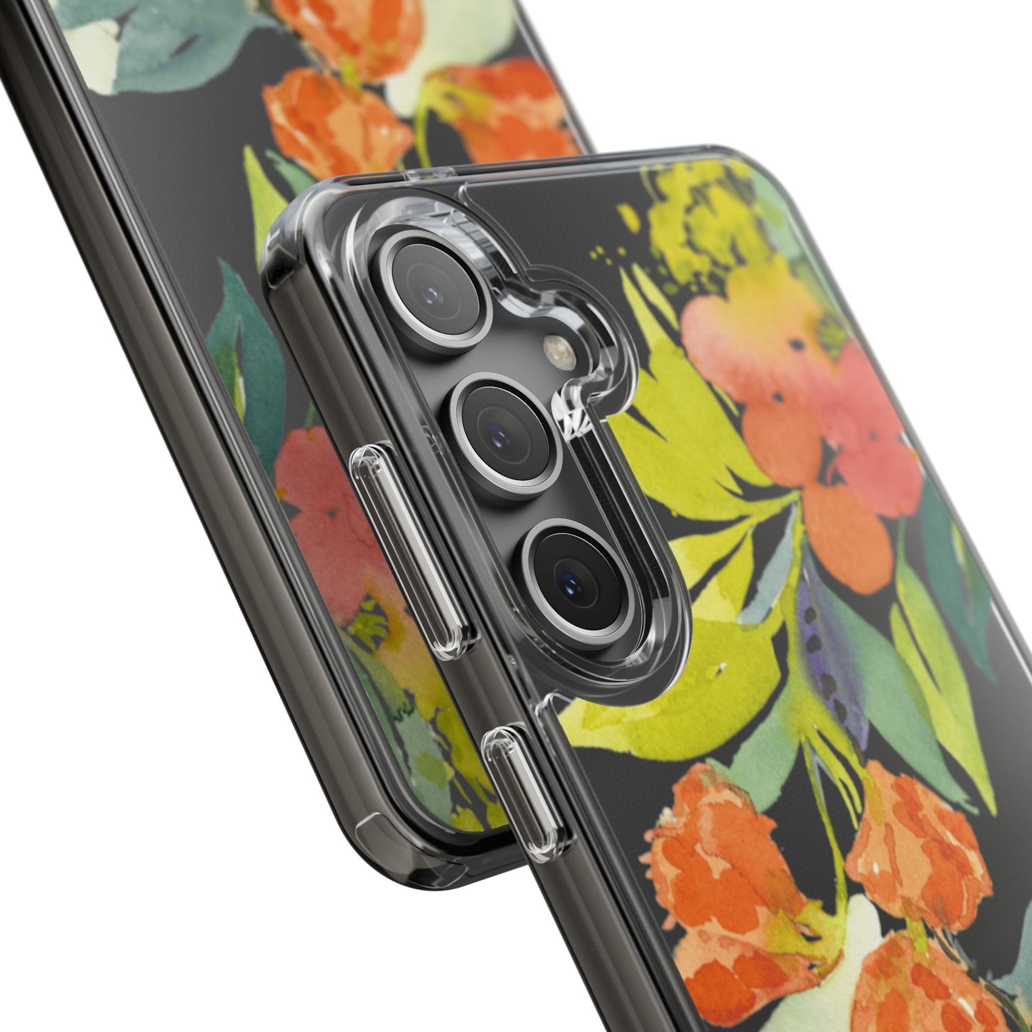 Watercolor Floral Blooms Clear Phone Case - Brooke Zitting, LLC