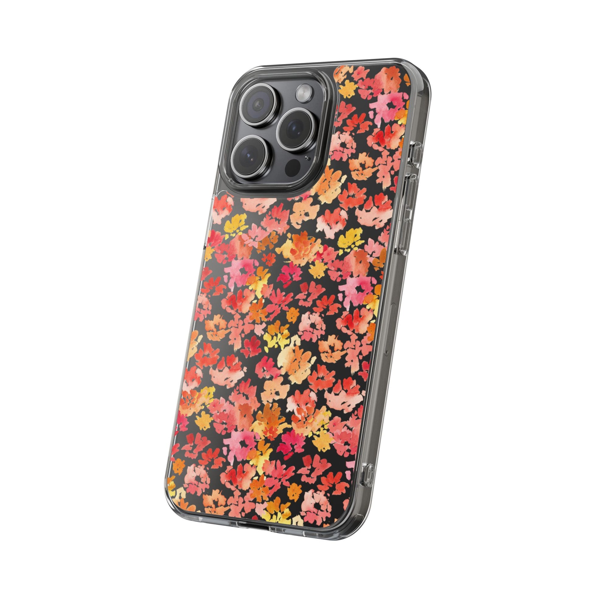 Watercolor Mini Posy Clear Phone Case - Brooke Zitting, LLC