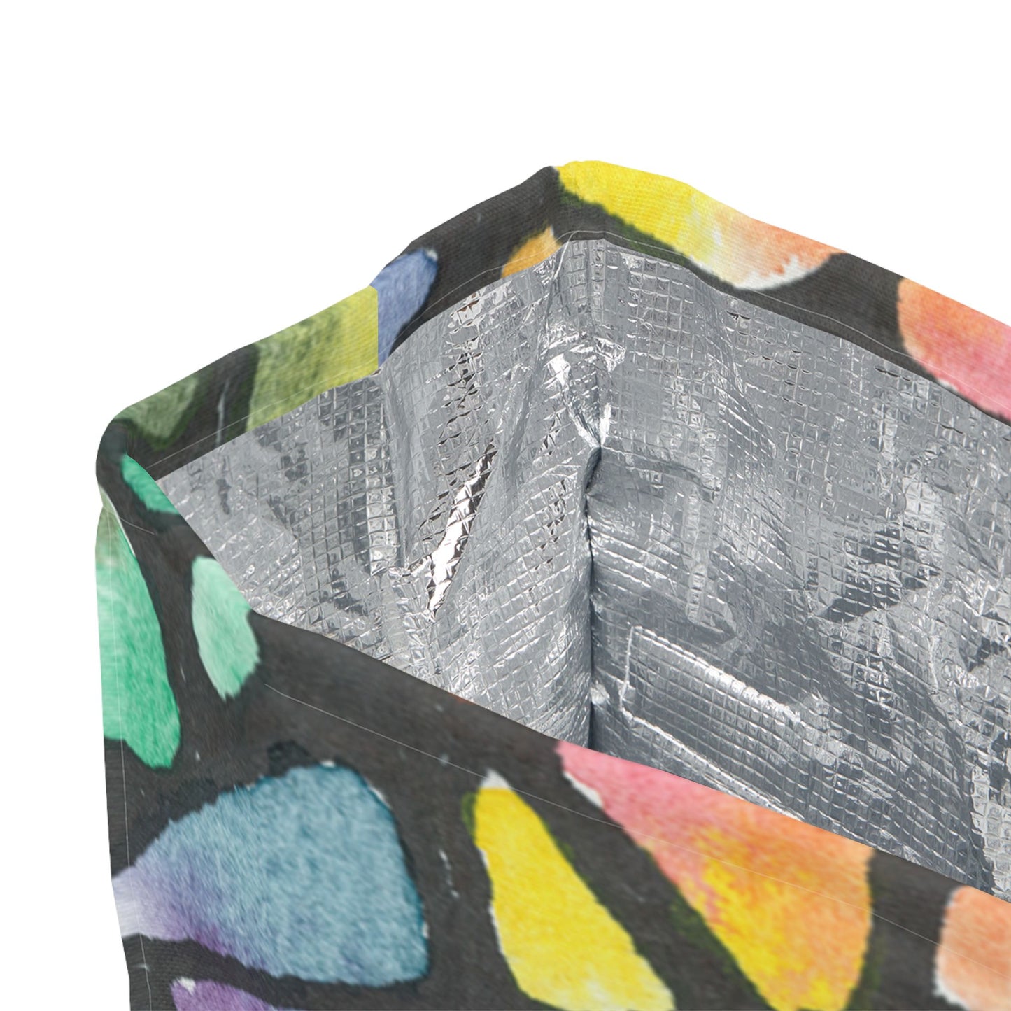 Watercolor Stone Design Lunch Bag – Insulated, Wipe-Clean, Eco-Friendly Tote for Daily Use - Brooke Zitting, LLC