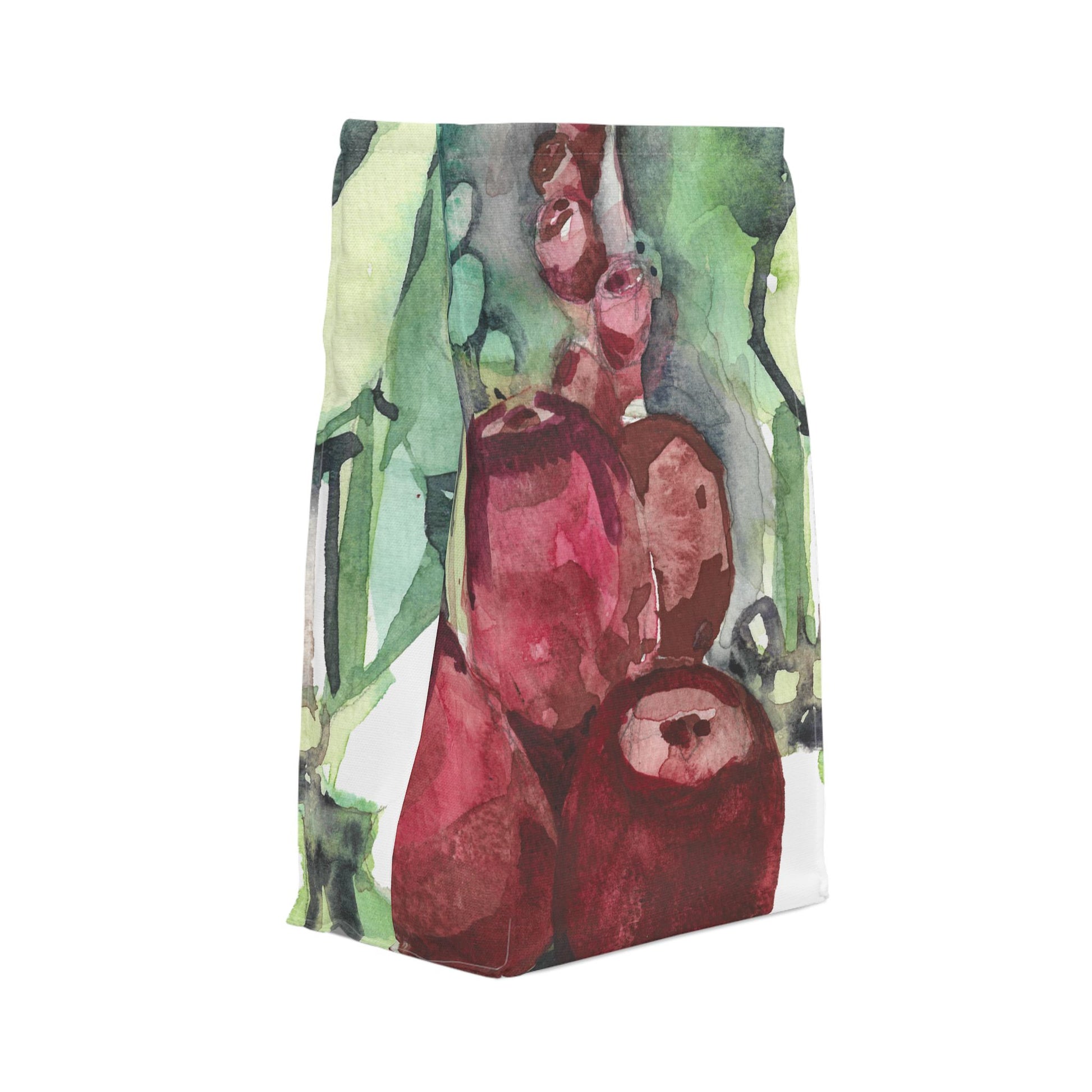 Prickly Pear Watercolor Design Lunch Bag – Insulated, Wipe-Clean, Eco-Friendly Tote for Daily Use - Brooke Zitting, LLC