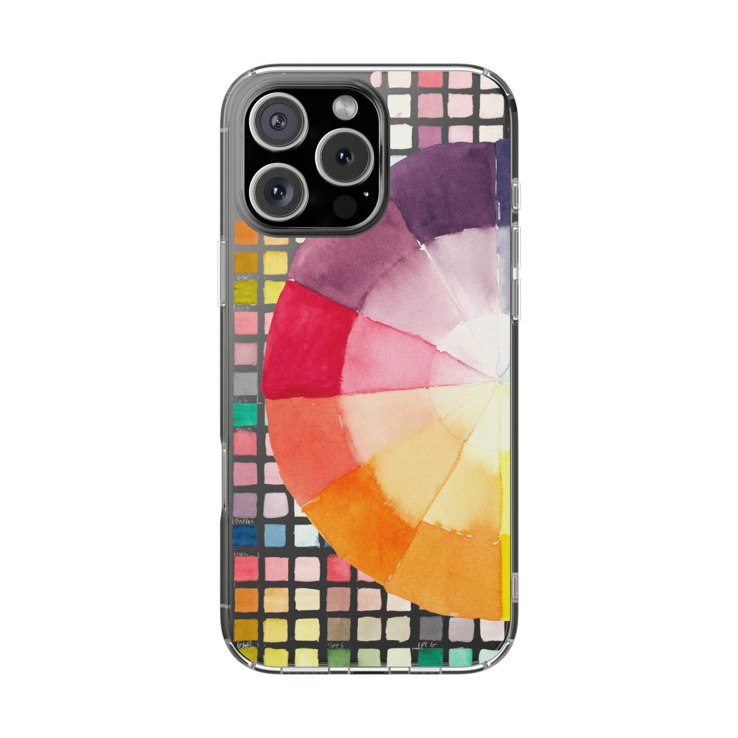 Watercolor-Theory Clear Phone Case - Brooke Zitting, LLC
