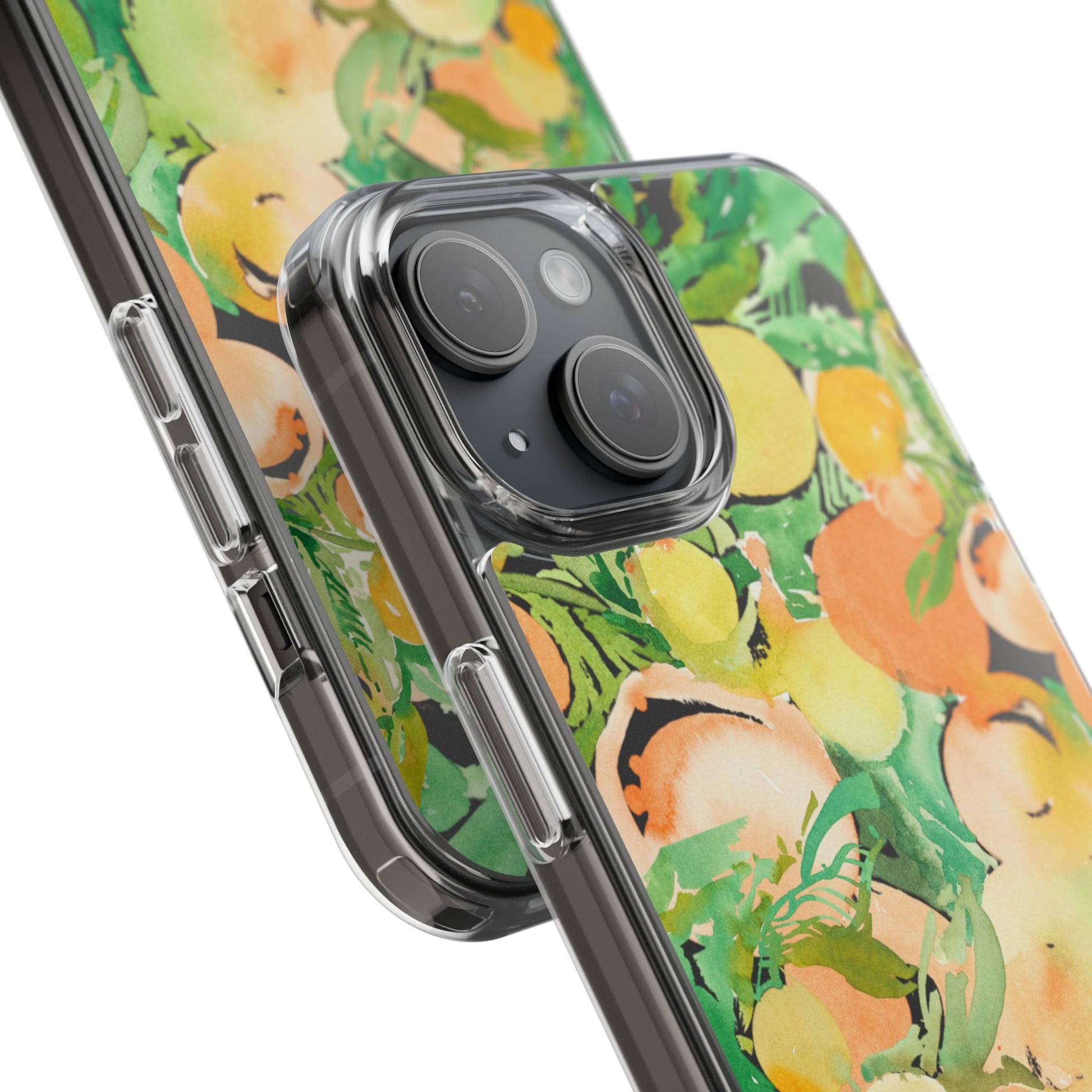 Watercolor Peach Party Clear Phone Case - Brooke Zitting, LLC