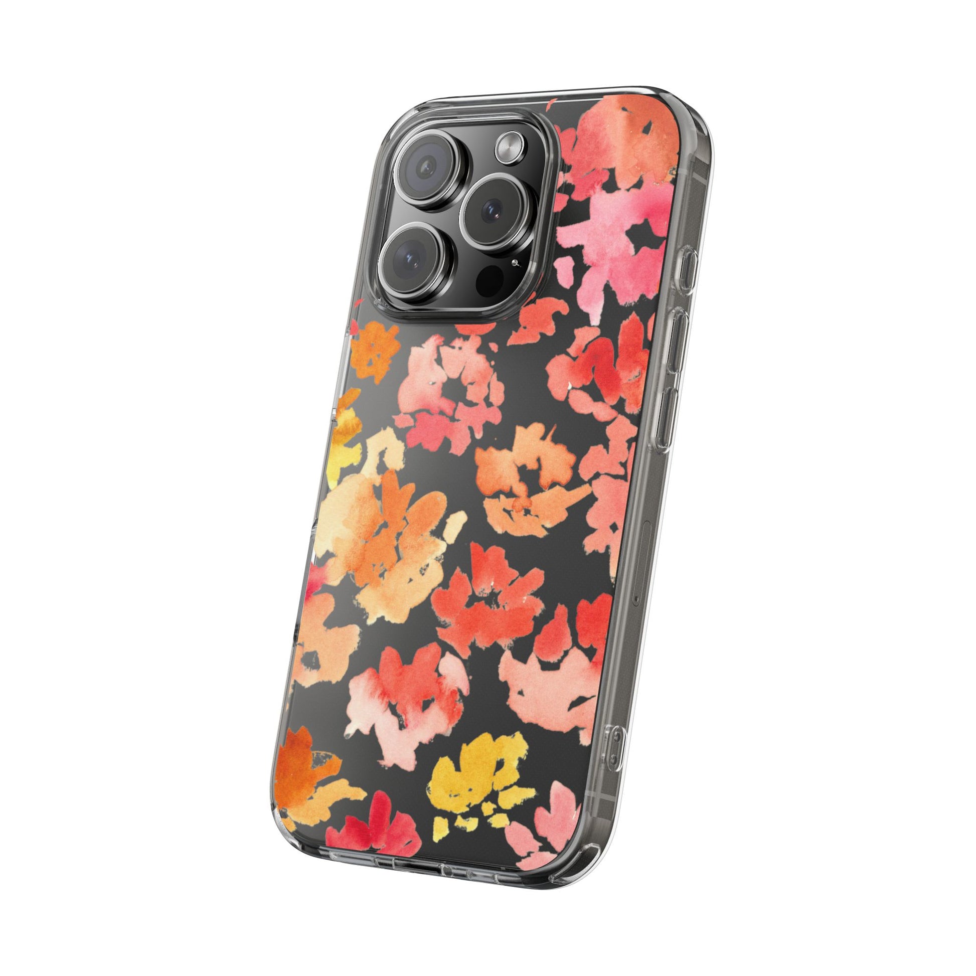 Watercolor Posy Clear Phone Case - Brooke Zitting, LLC