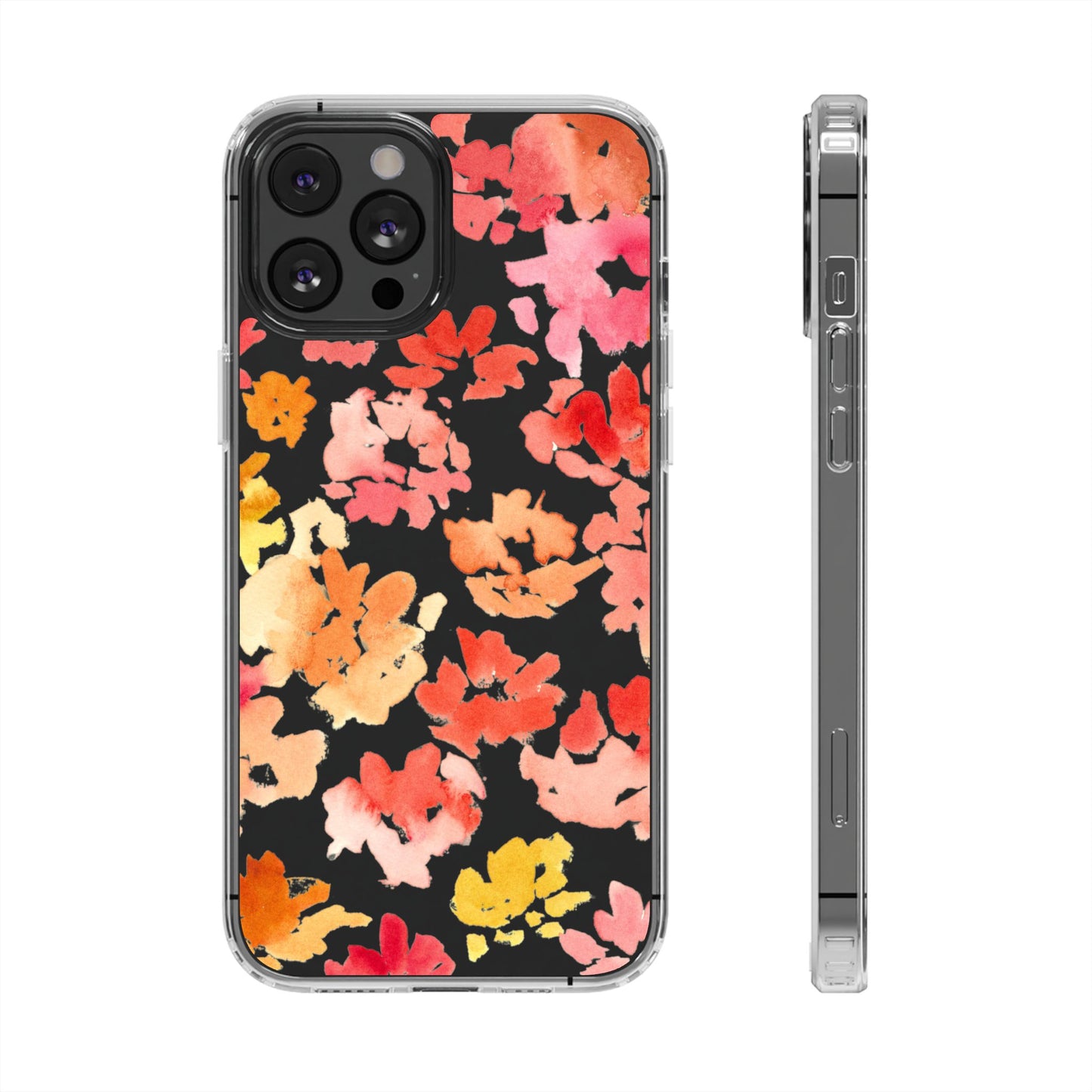 Watercolor Posy Clear Phone Case - Brooke Zitting, LLC