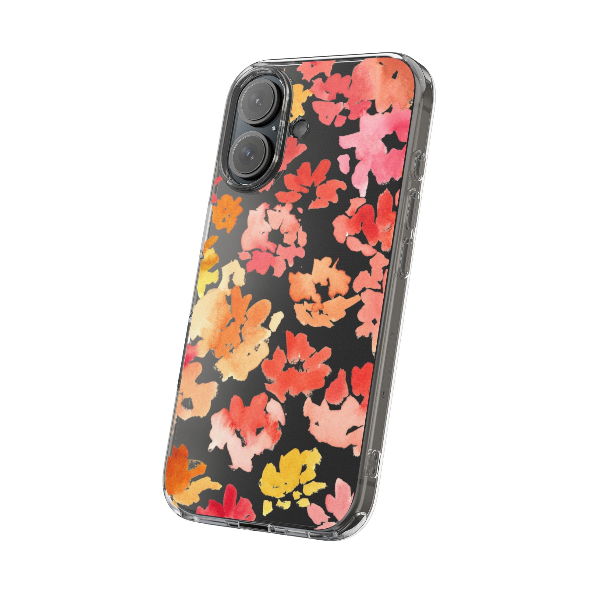 Watercolor Posy Clear Phone Case - Brooke Zitting, LLC