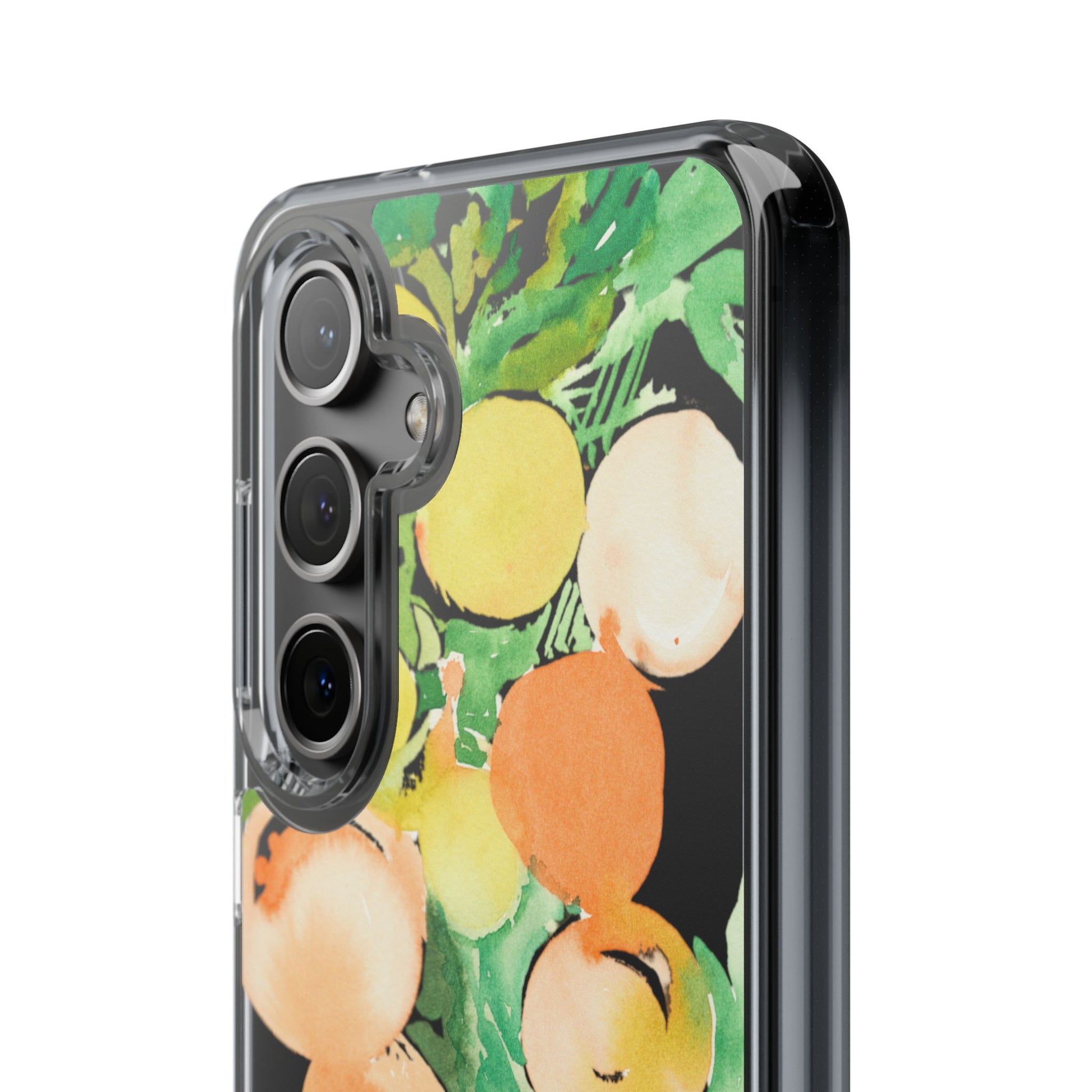 Watercolor Peaches Clear Phone Case - Brooke Zitting, LLC