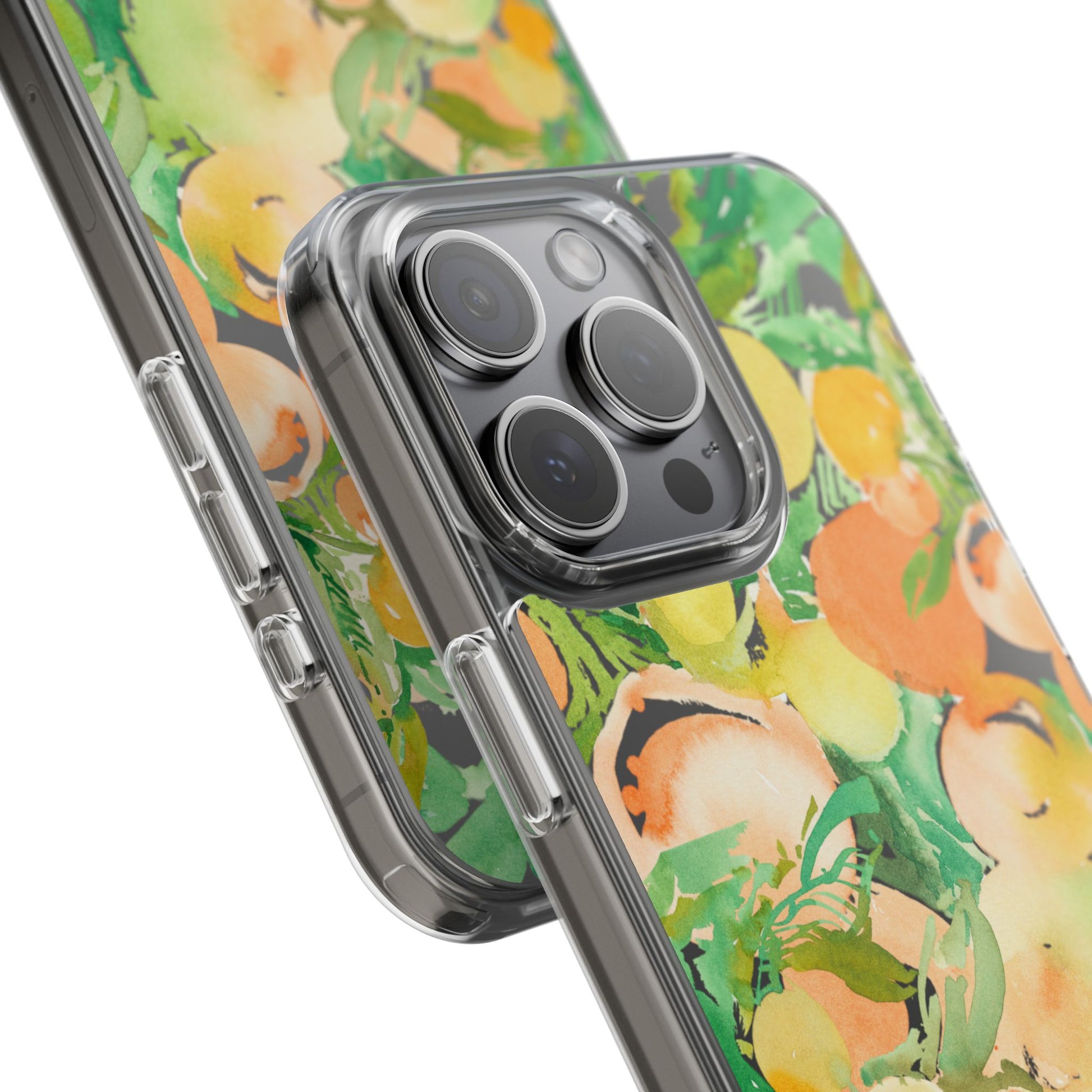 Watercolor Peach Party Clear Phone Case - Brooke Zitting, LLC