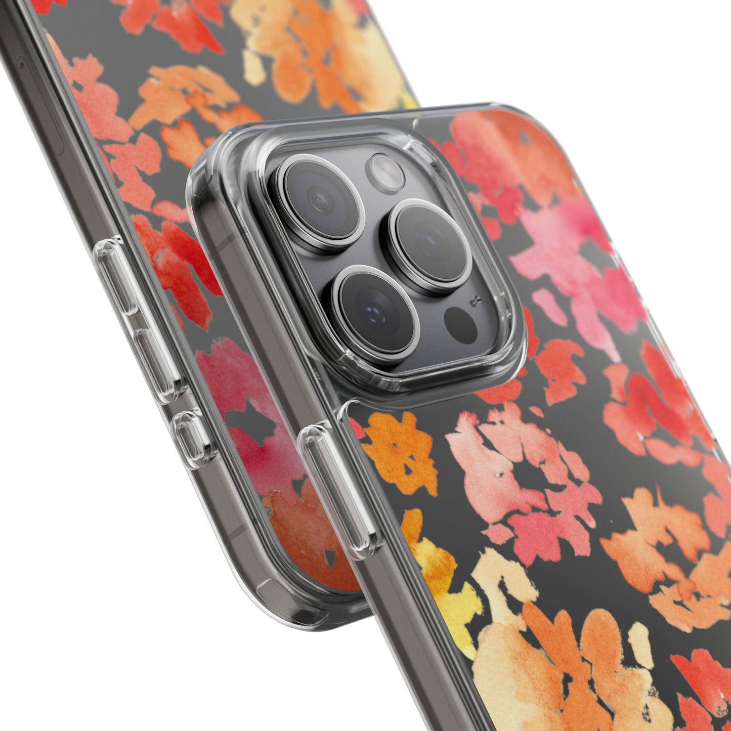 Watercolor Posy Clear Phone Case - Brooke Zitting, LLC