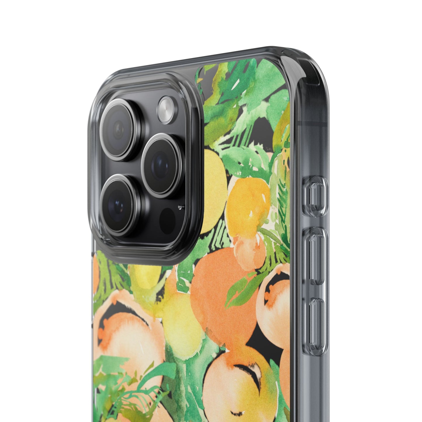 Watercolor Peach Party Clear Phone Case - Brooke Zitting, LLC