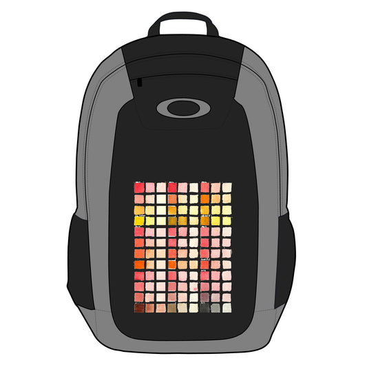 Color Chart Watercolor Design Enduro Laptop Backpack, 20L - by Oakley. Stylish Travel Bag, Perfect for Adventurers, Back to School, Outdoor Enthusiasts, Art Lovers, Unique Design - Brooke Zitting, LLC