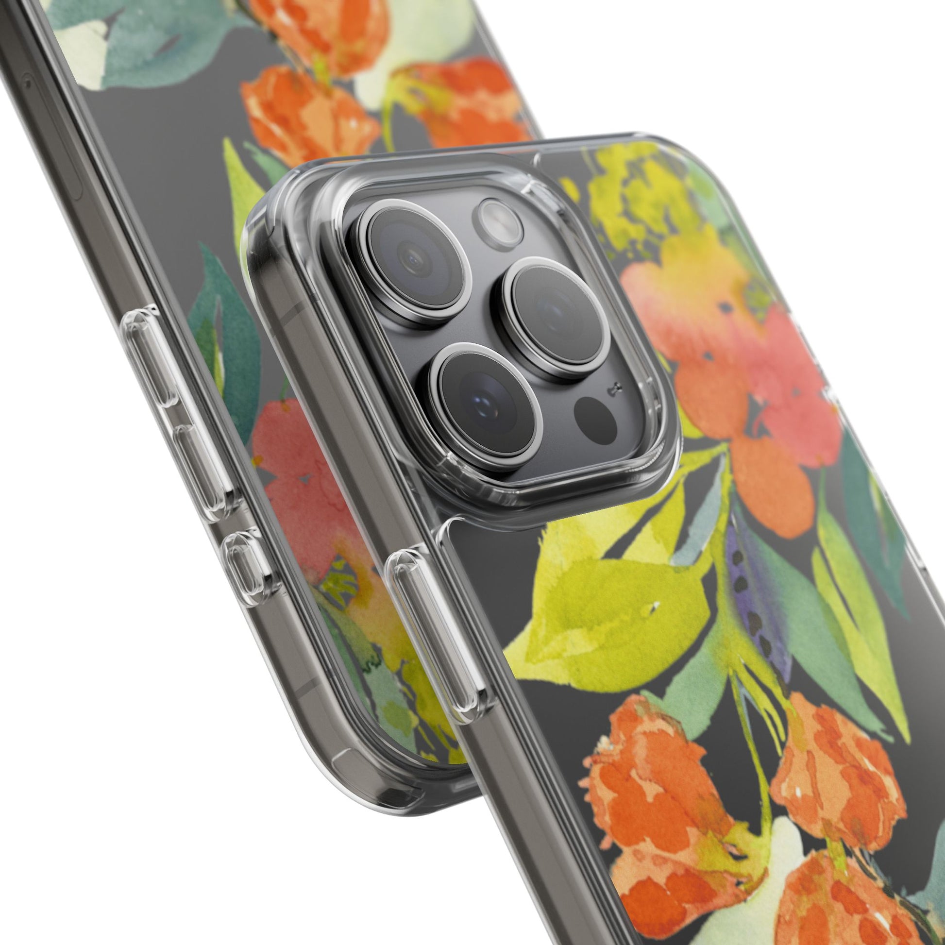 Watercolor Floral Blooms Clear Phone Case - Brooke Zitting, LLC