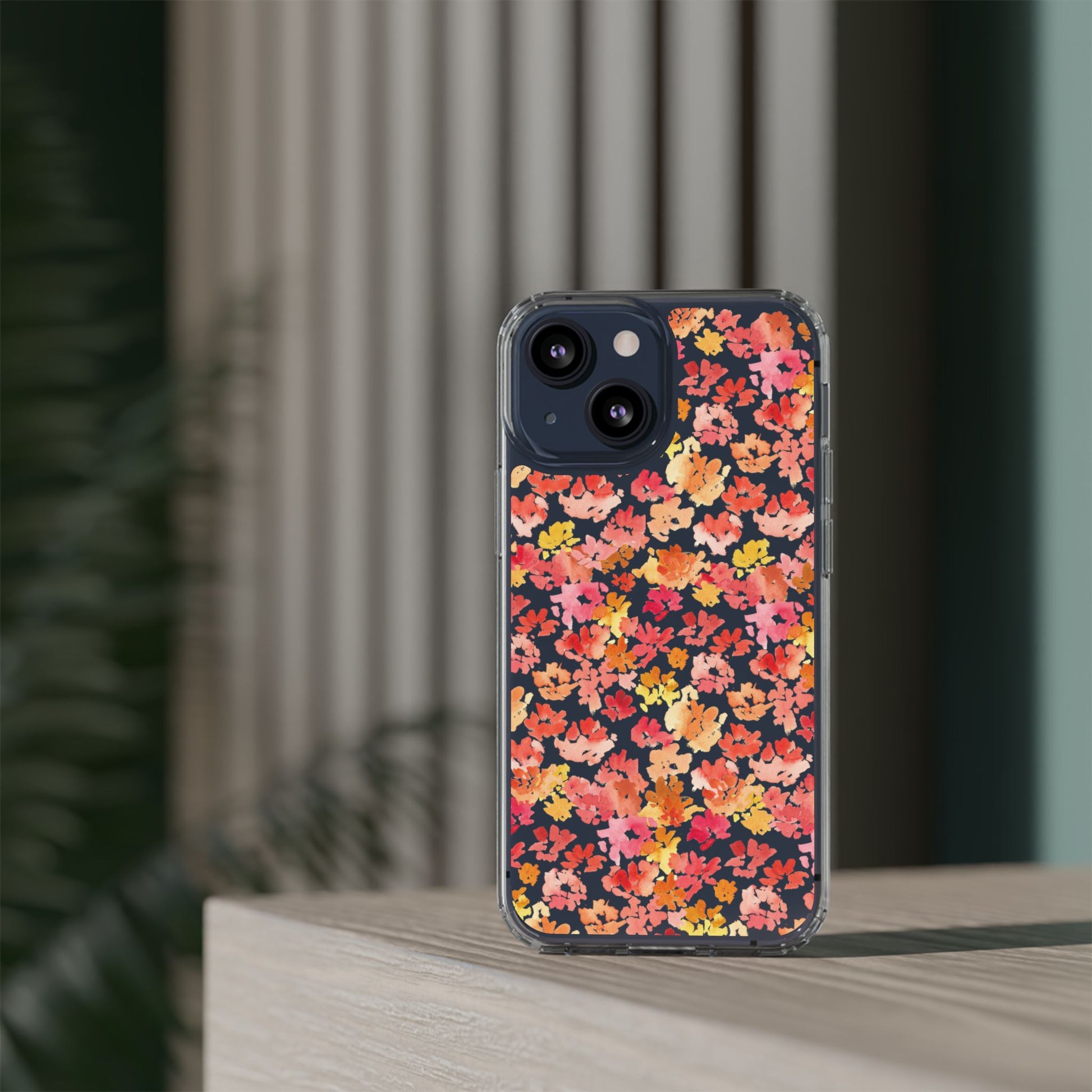 Watercolor Mini Posy Clear Phone Case - Brooke Zitting, LLC