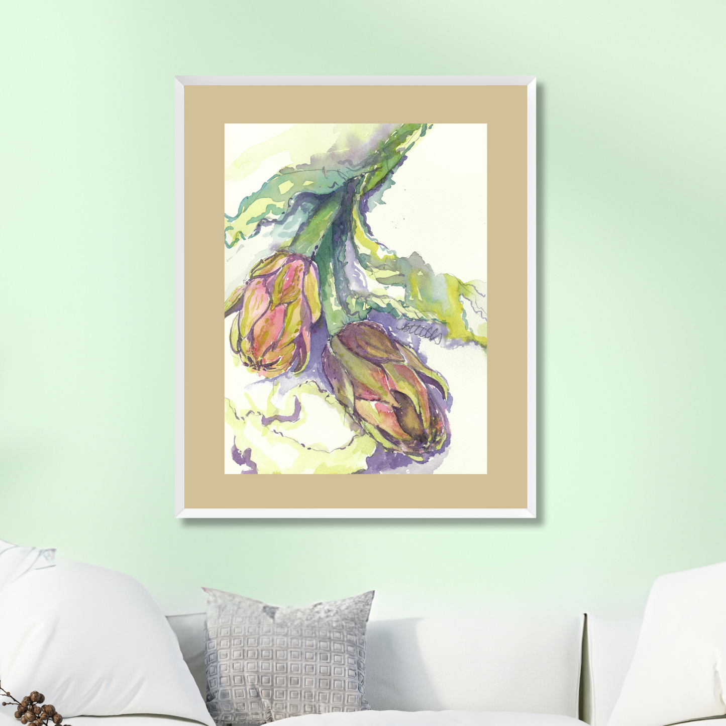 Italian Artichokes, The Fine Art Print