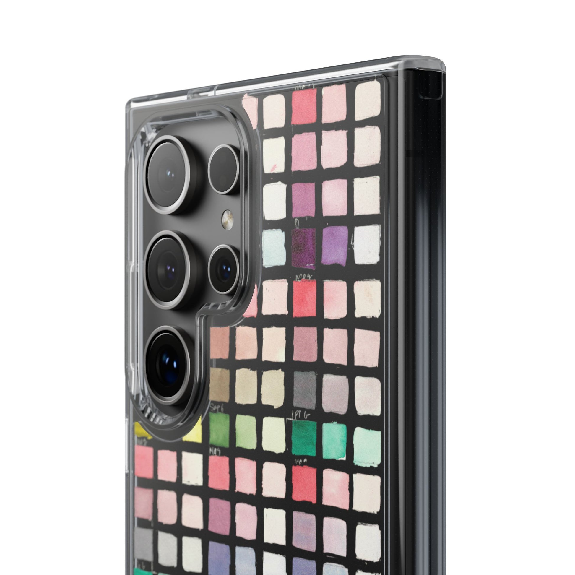 Watercolor Swatches Clear Phone Case - Brooke Zitting, LLC
