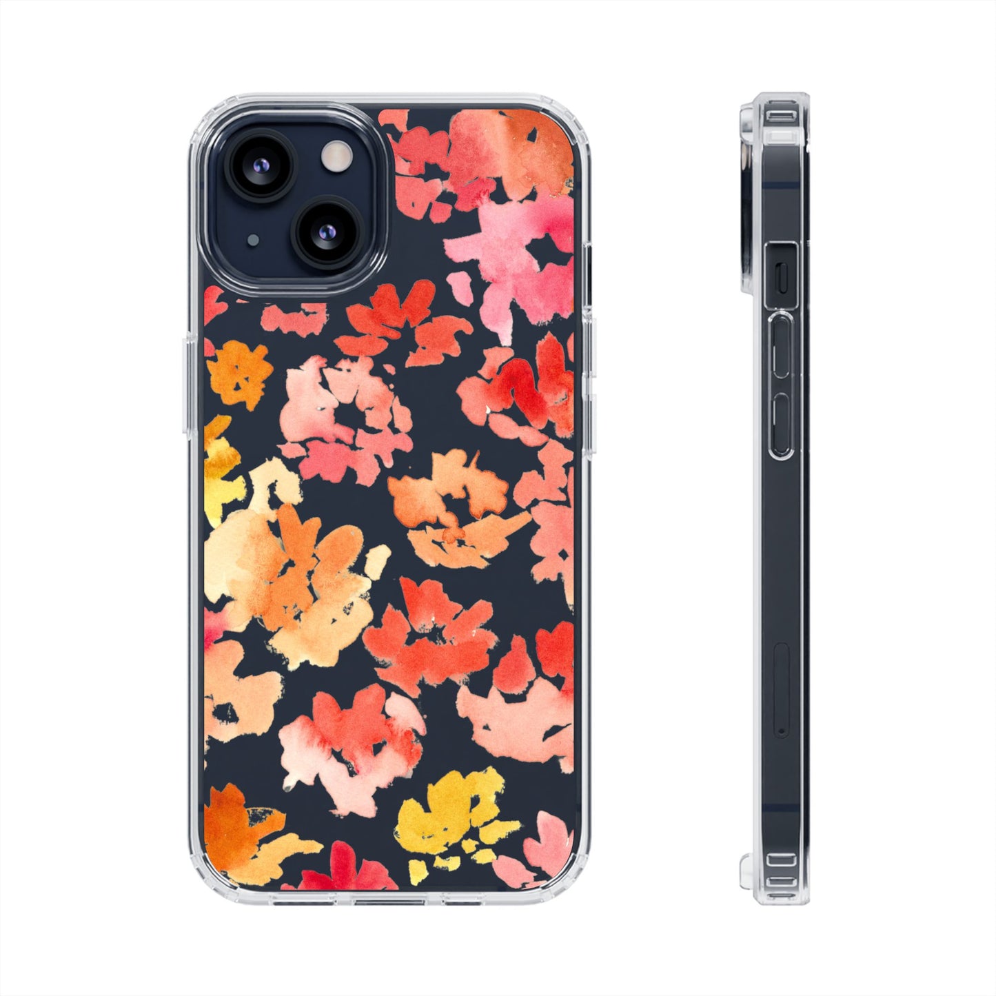 Watercolor Posy Clear Phone Case - Brooke Zitting, LLC