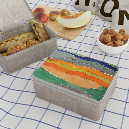 The Striped Landscape Paper Lunch Bag - Brooke Zitting, LLC