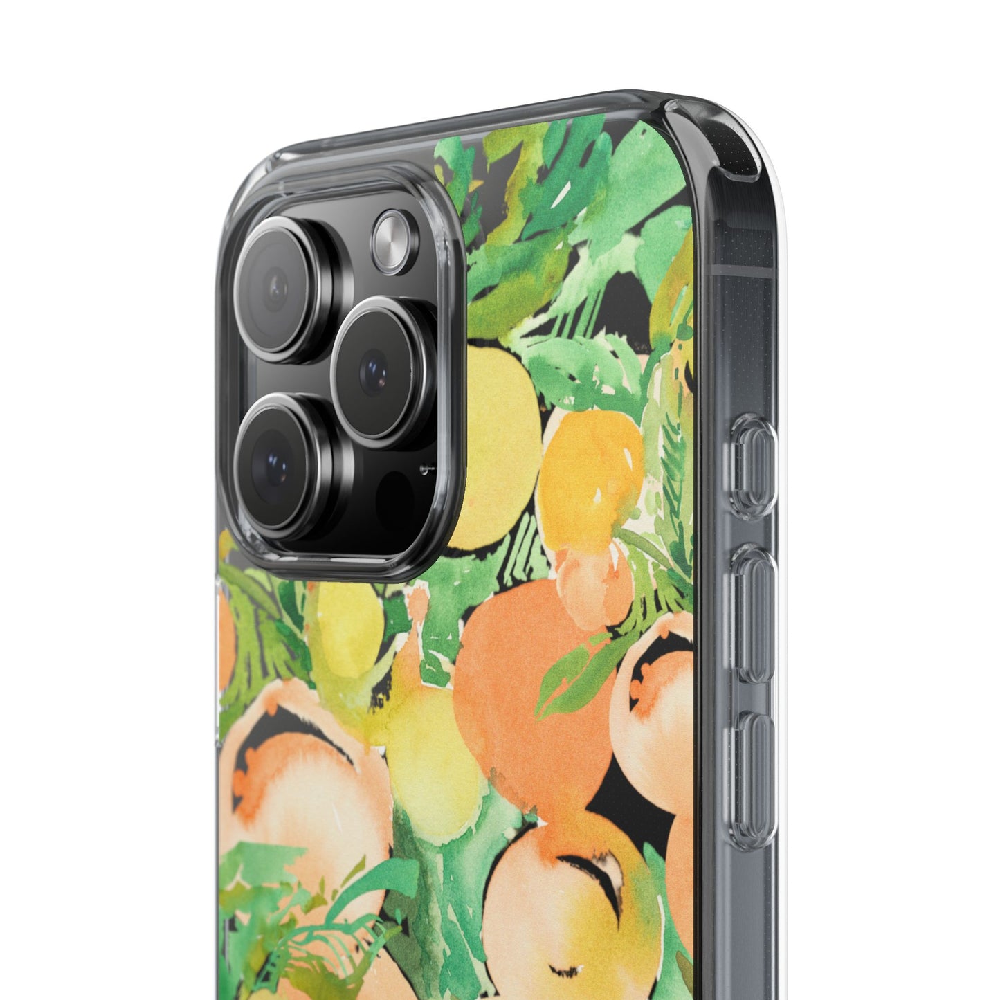 Watercolor Peach Party Clear Phone Case - Brooke Zitting, LLC