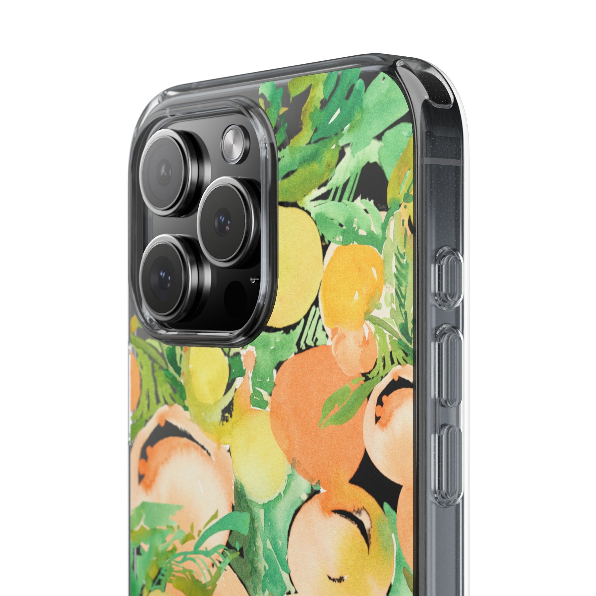 Watercolor Peach Party Clear Phone Case - Brooke Zitting, LLC