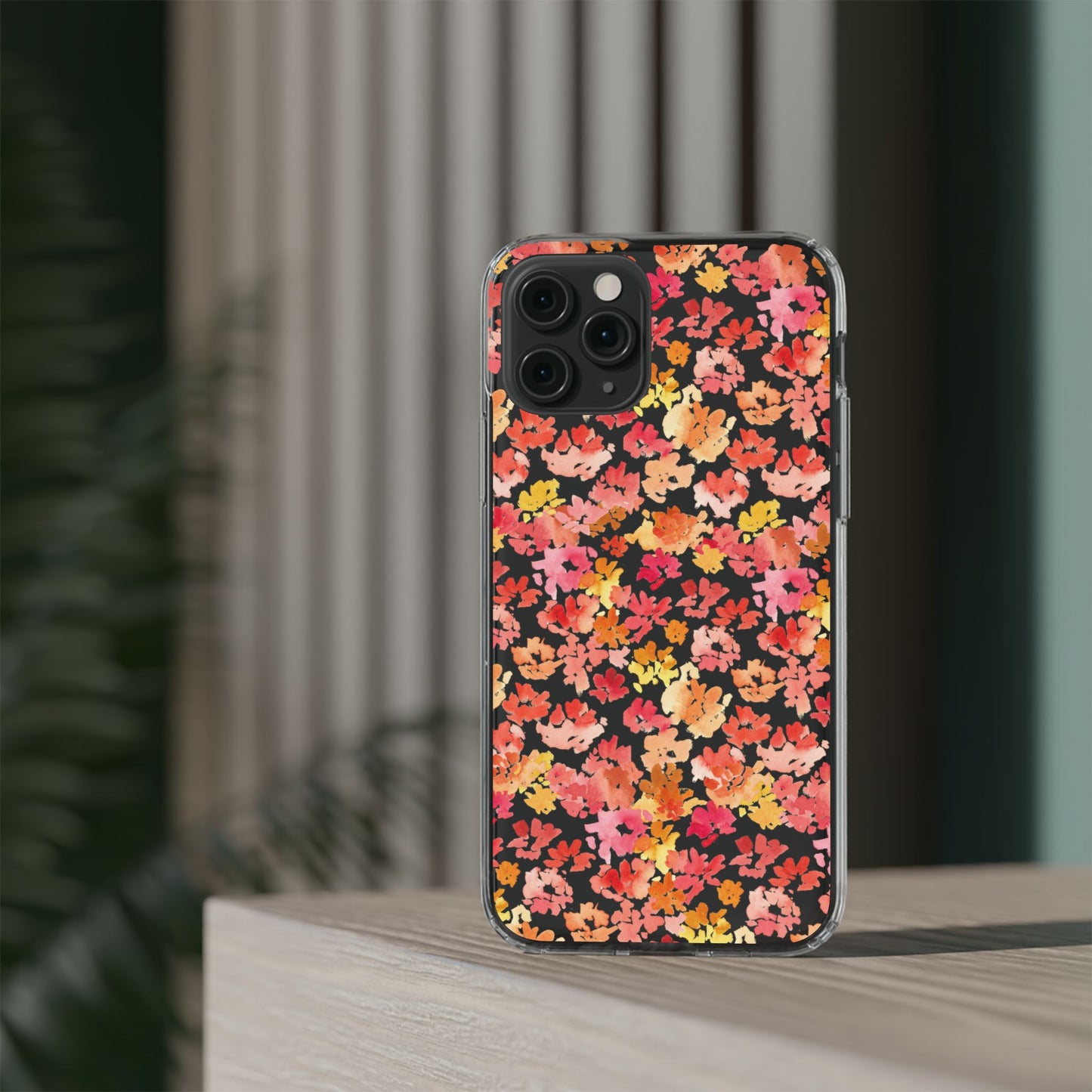 Watercolor Mini Posy Clear Phone Case - Brooke Zitting, LLC
