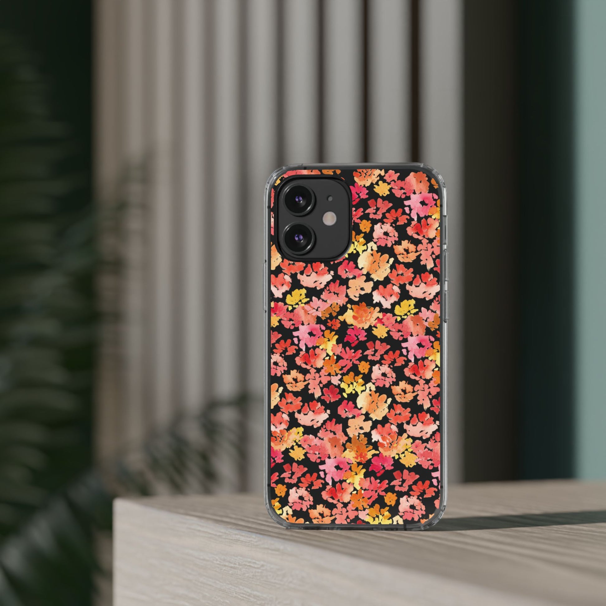 Watercolor Mini Posy Clear Phone Case - Brooke Zitting, LLC