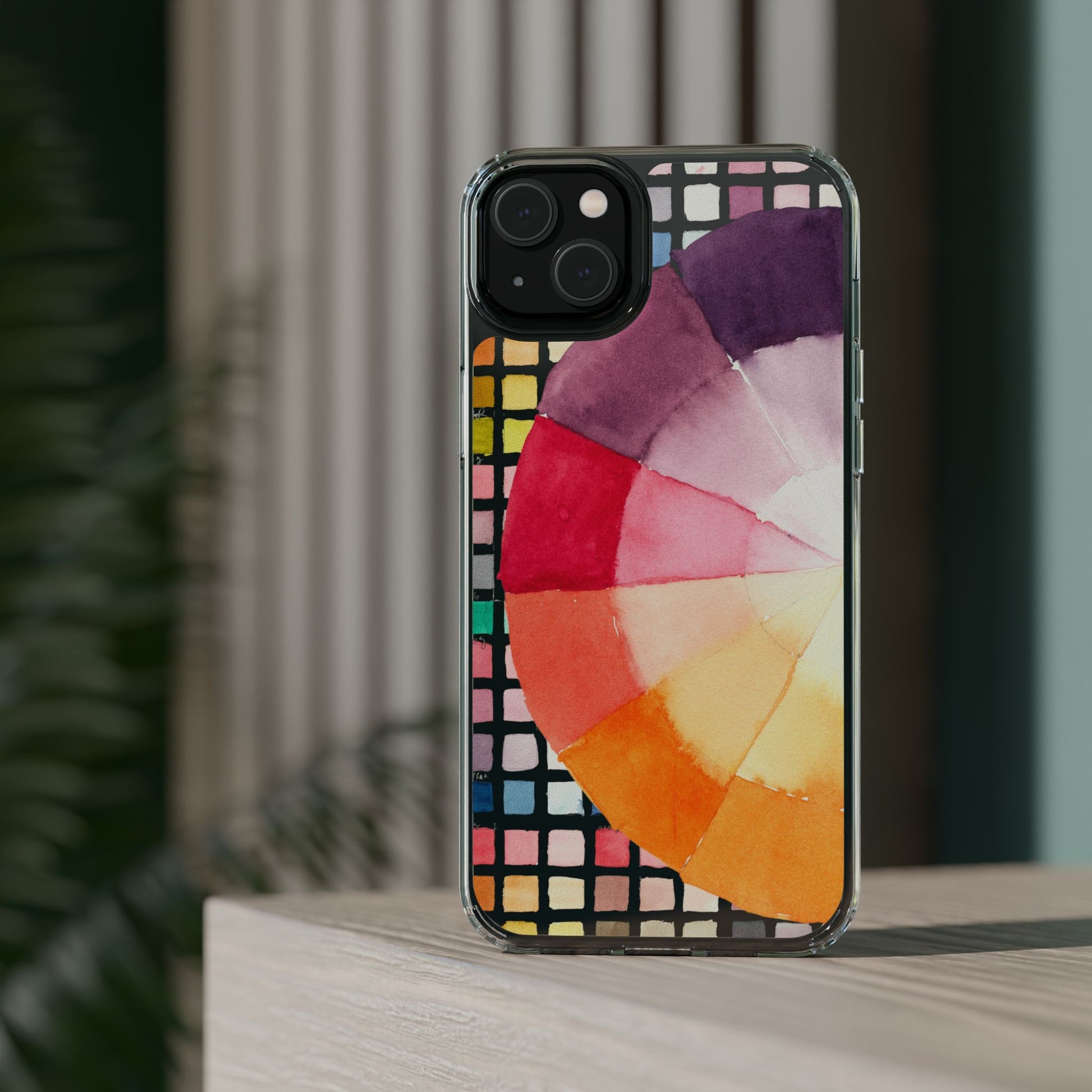 Watercolor-Theory Clear Phone Case - Brooke Zitting, LLC