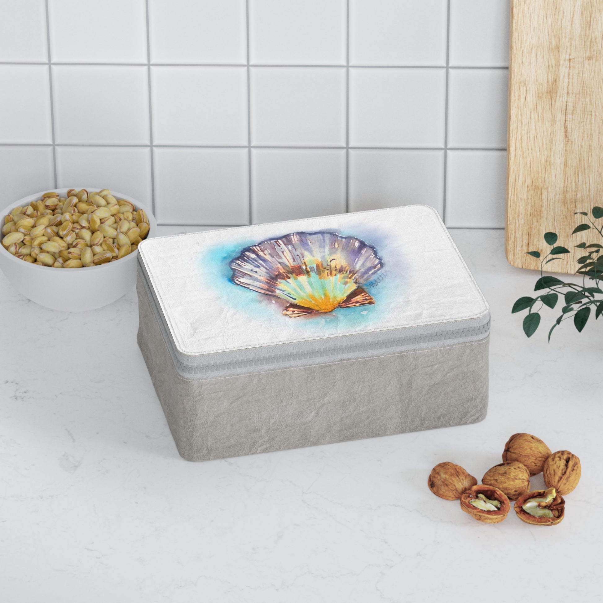 The Seashell Paper Lunch Bag - Brooke Zitting, LLC