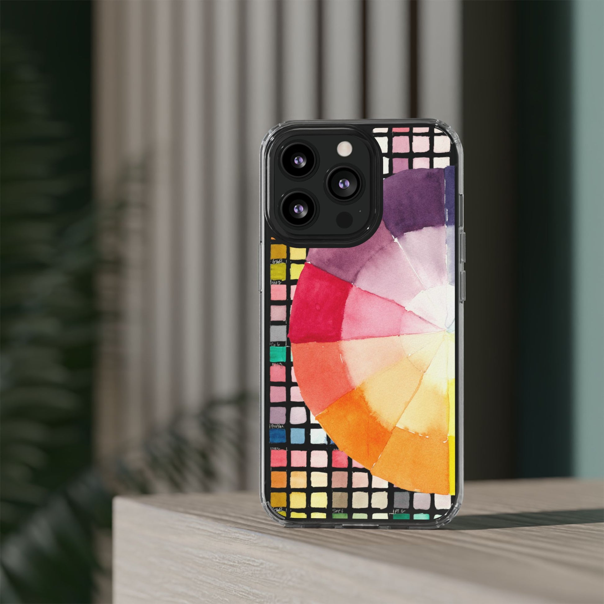 Watercolor-Theory Clear Phone Case - Brooke Zitting, LLC
