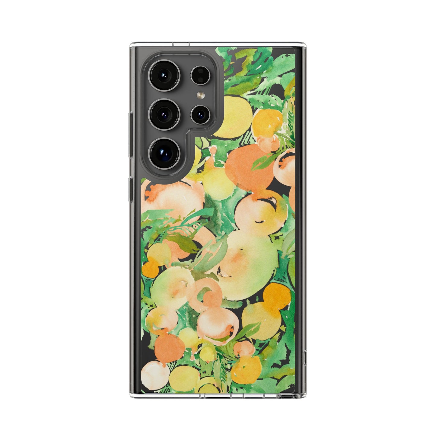 Watercolor Peach Party Clear Phone Case - Brooke Zitting, LLC