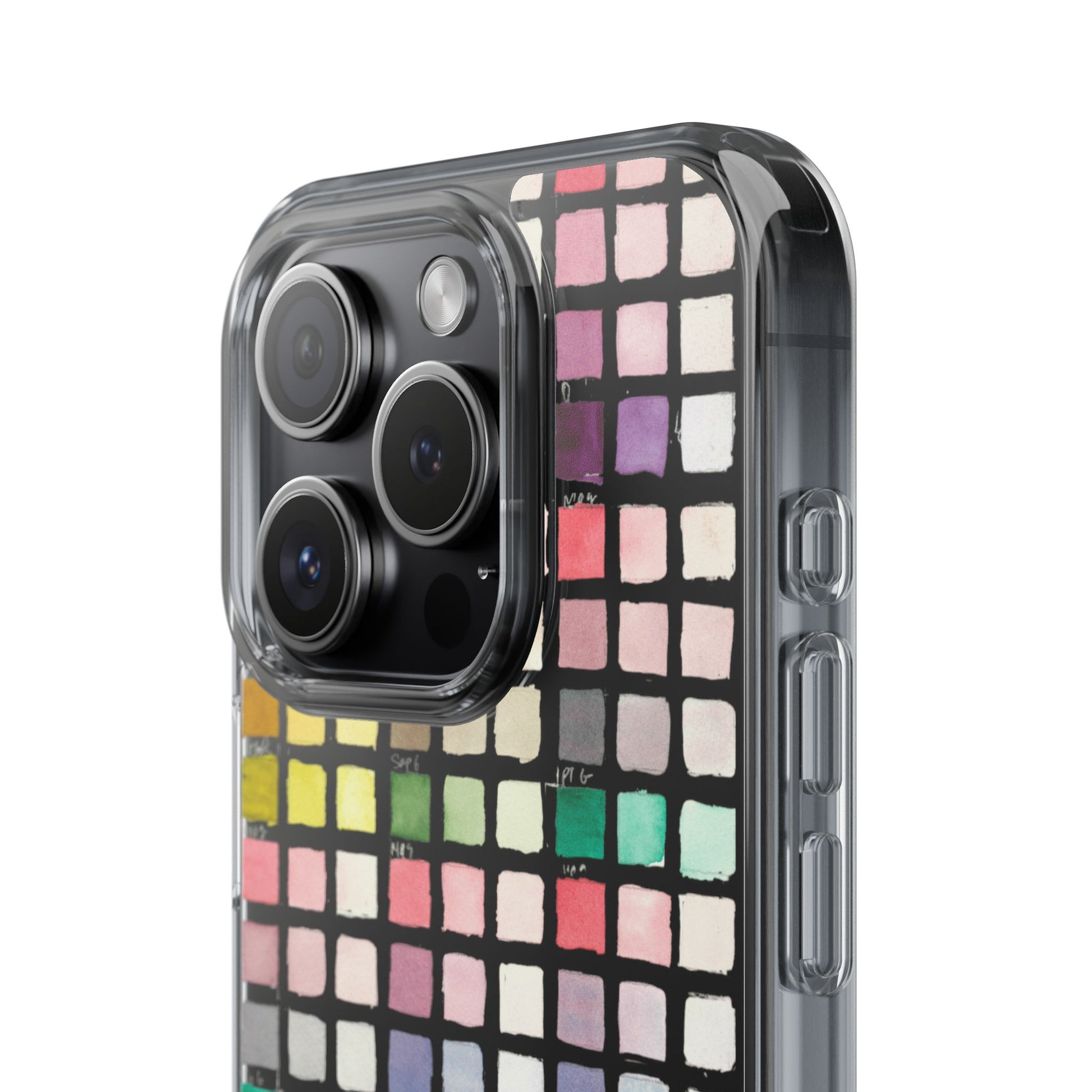 Watercolor Swatches Clear Phone Case - Brooke Zitting, LLC