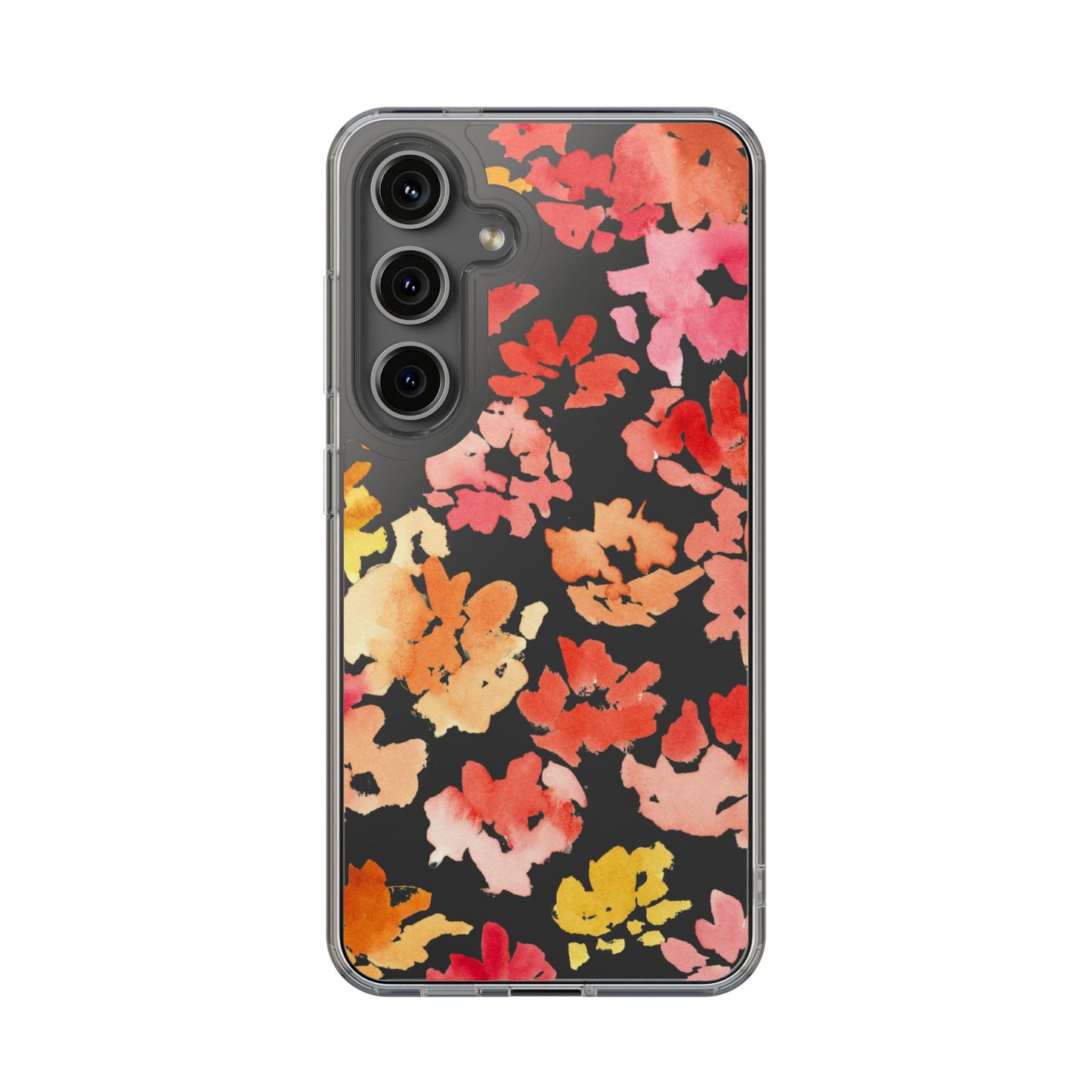 Watercolor Posy Clear Phone Case - Brooke Zitting, LLC