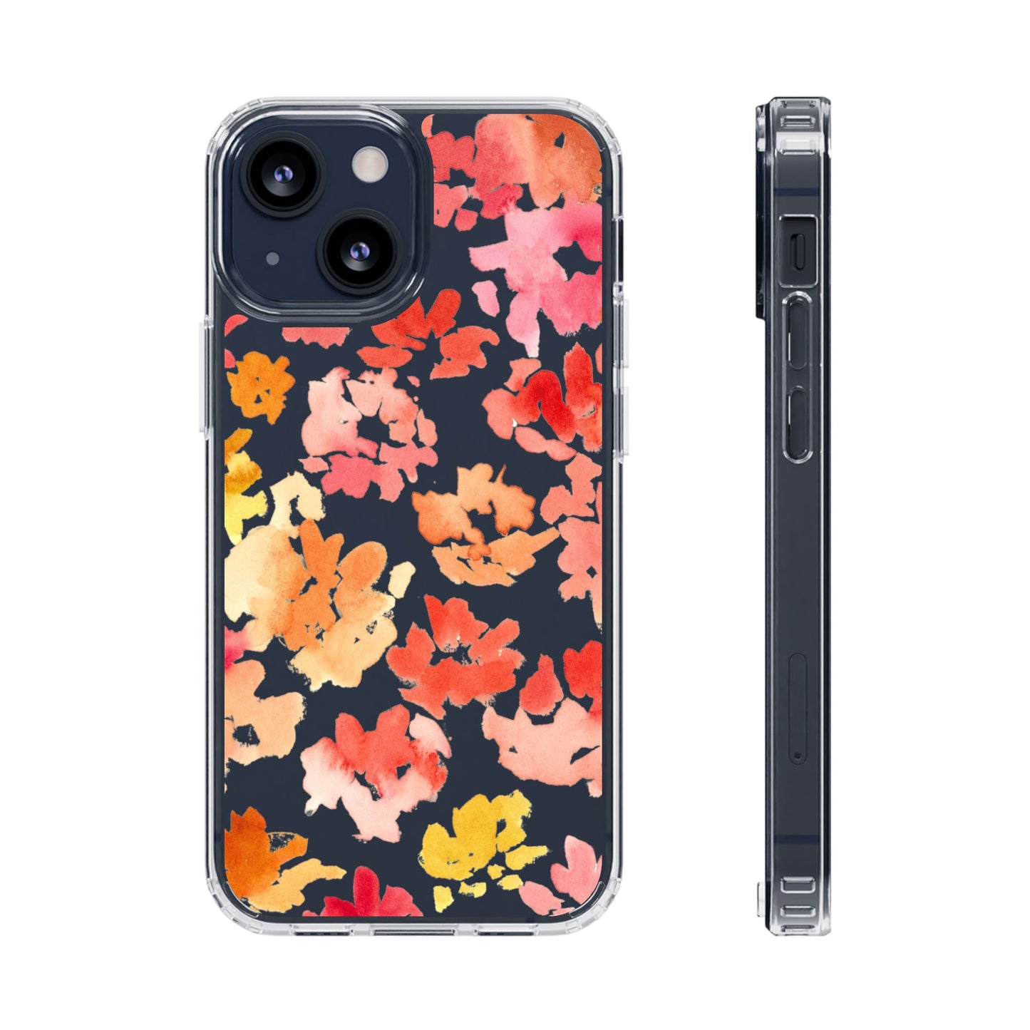 Watercolor Posy Clear Phone Case - Brooke Zitting, LLC
