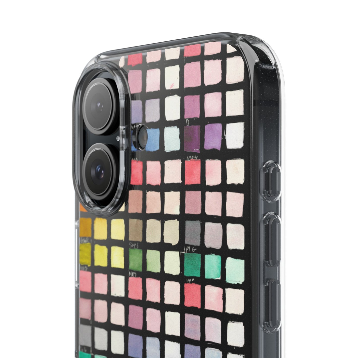 Watercolor Swatches Clear Phone Case - Brooke Zitting, LLC