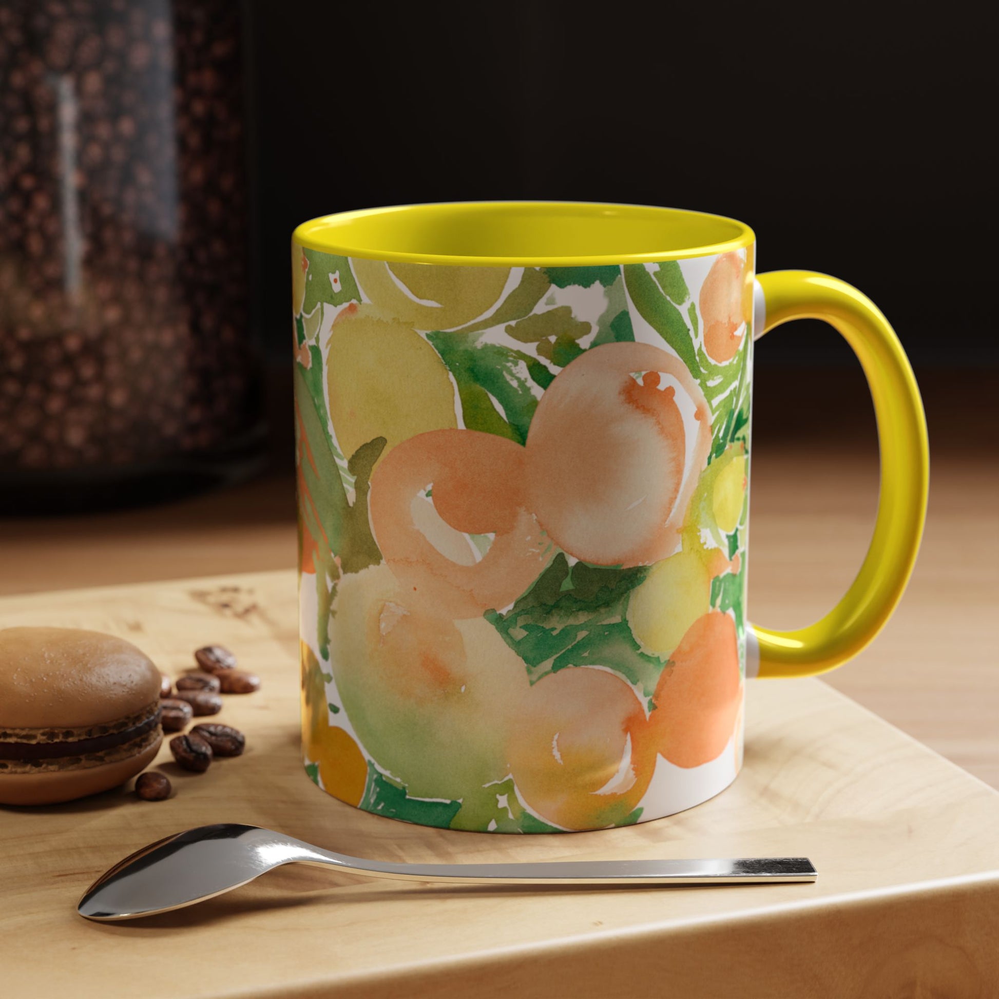 Citrus and Peaches Coffee Mug (11, 15oz) - Brooke Zitting, LLC