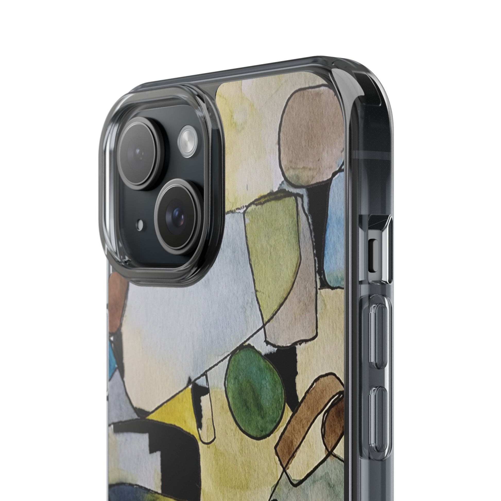 Abstract Watercolor Clear Phone Case - Brooke Zitting, LLC