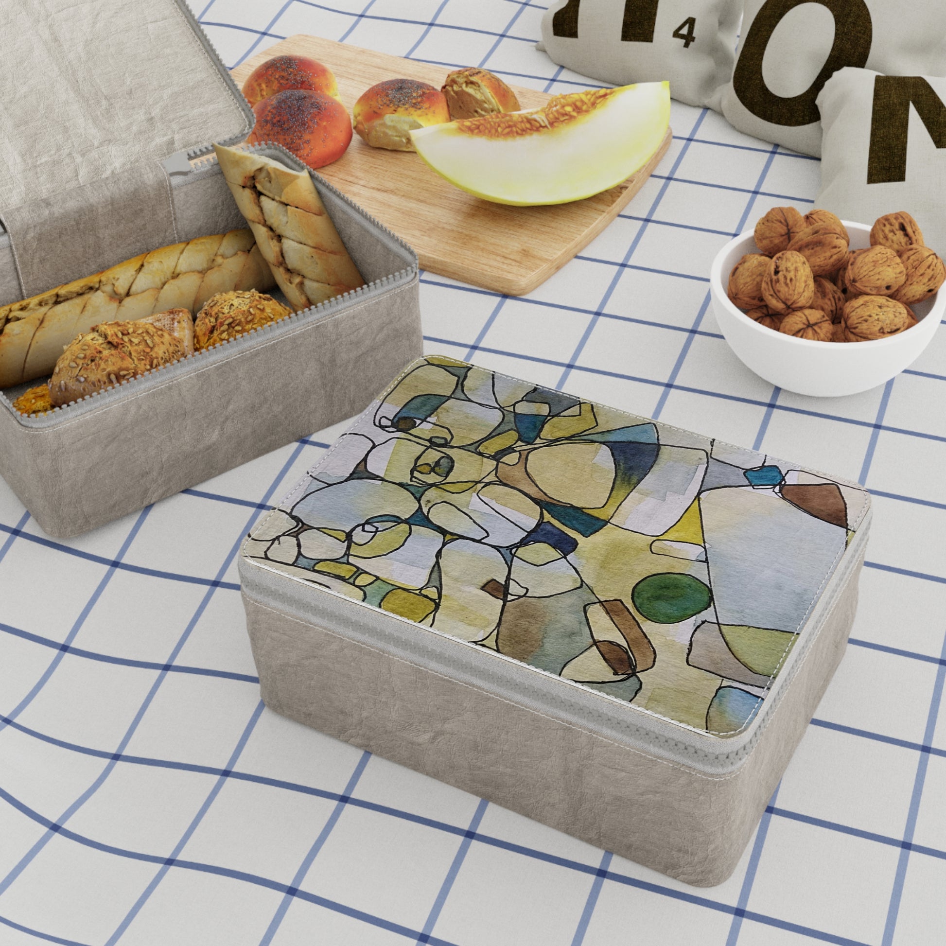 The Fragmented Whispers Paper Lunch Bag - Brooke Zitting, LLC