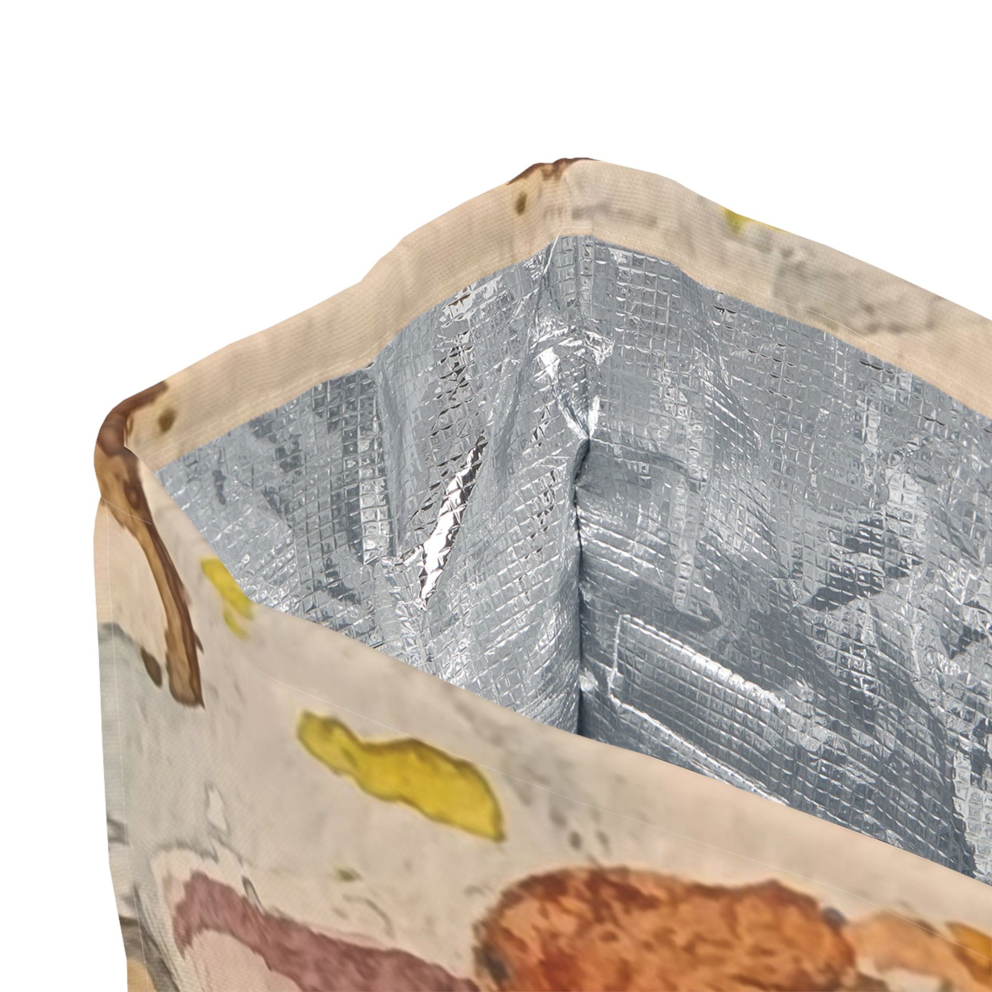 Artist's Table Watercolor Design Lunch Bag – Insulated, Wipe-Clean, Eco-Friendly Tote for Daily Use - Brooke Zitting, LLC